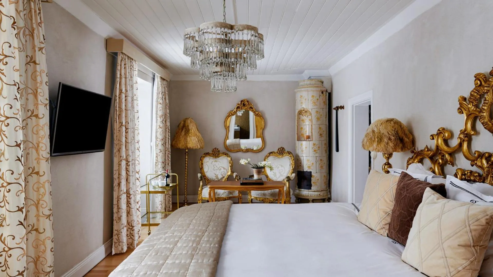 Bed in Görvälns Slott