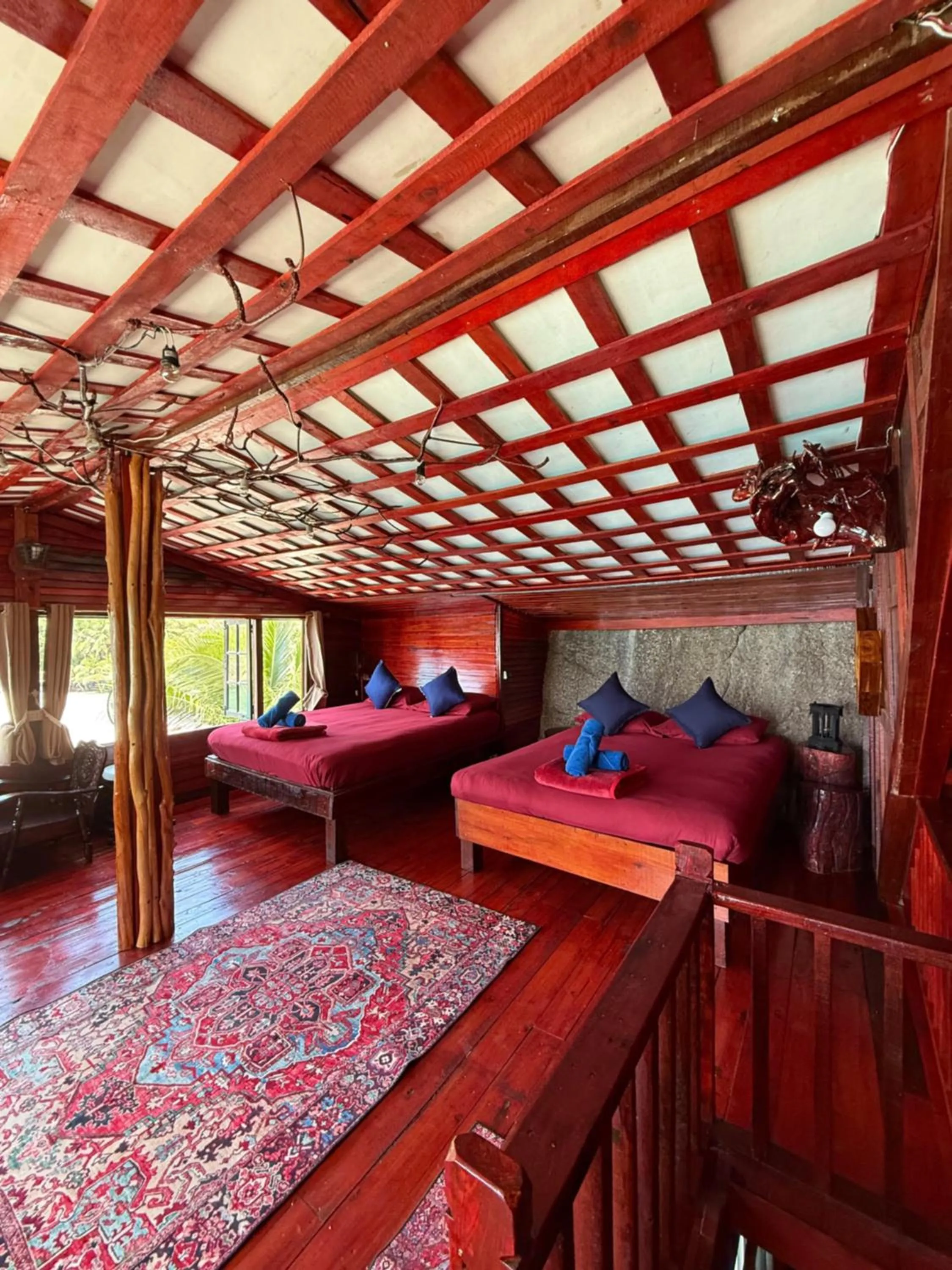 Bed in Mai Pen Rai Bungalows