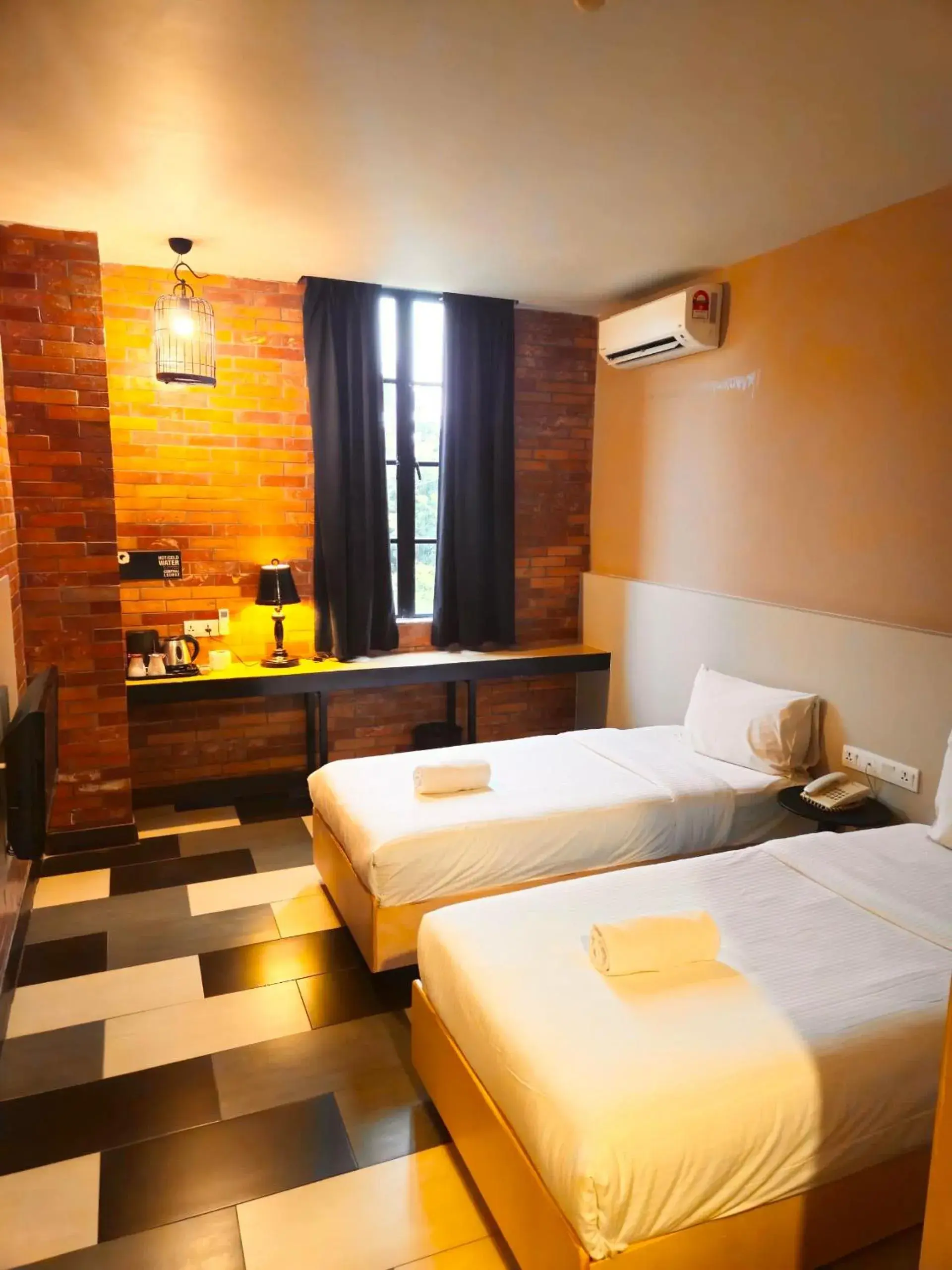 View (from property/room), Bed in the youniQ Hotel, Kuala Lumpur International Airport View (from property/room), Bed in the youniQ Hotel, Kuala Lumpur International Airport