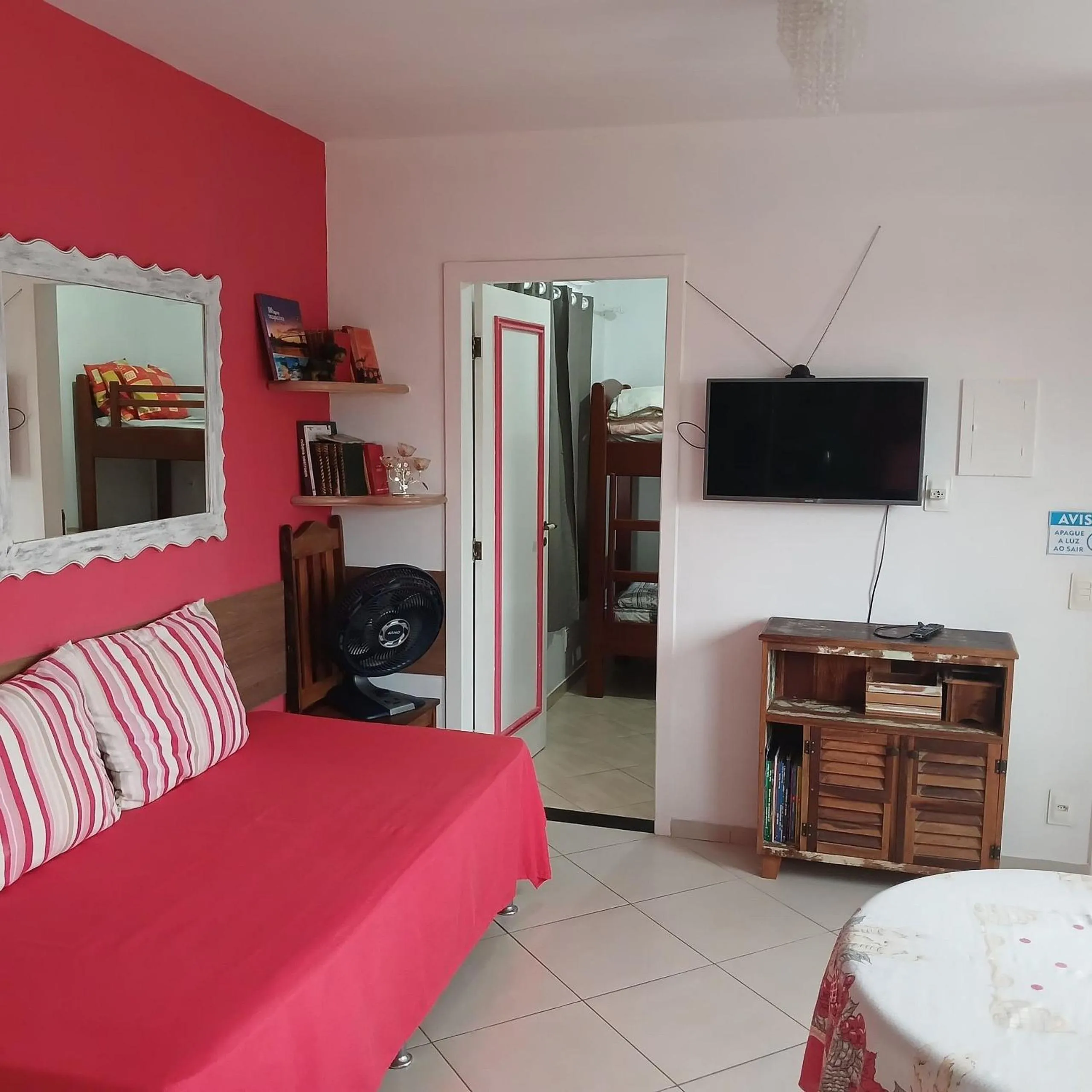 Living room in Pousada Souza