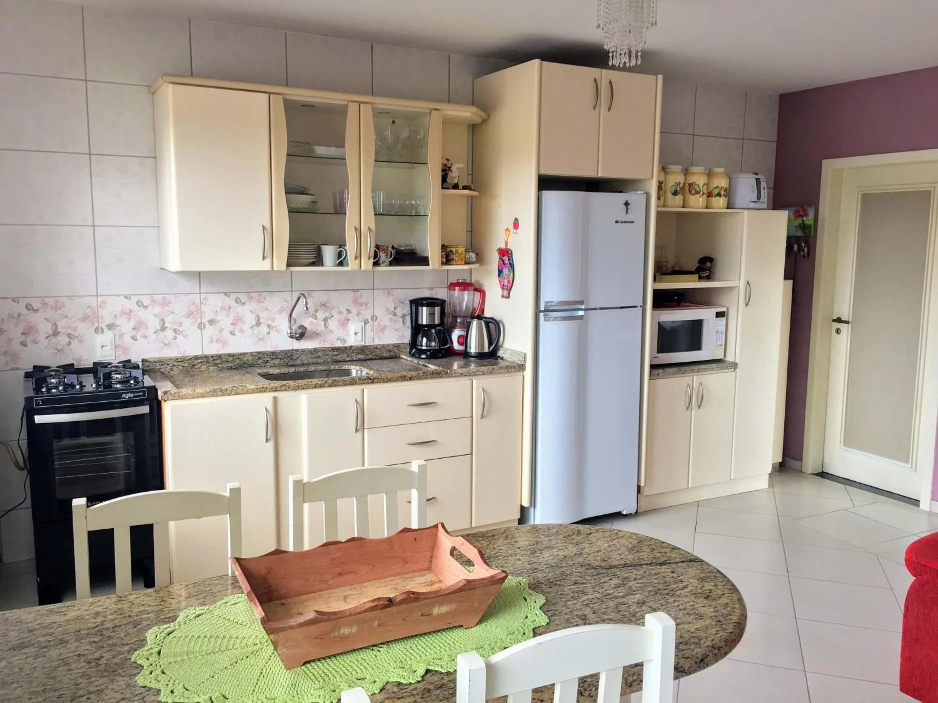 kitchen in Pousada Souza