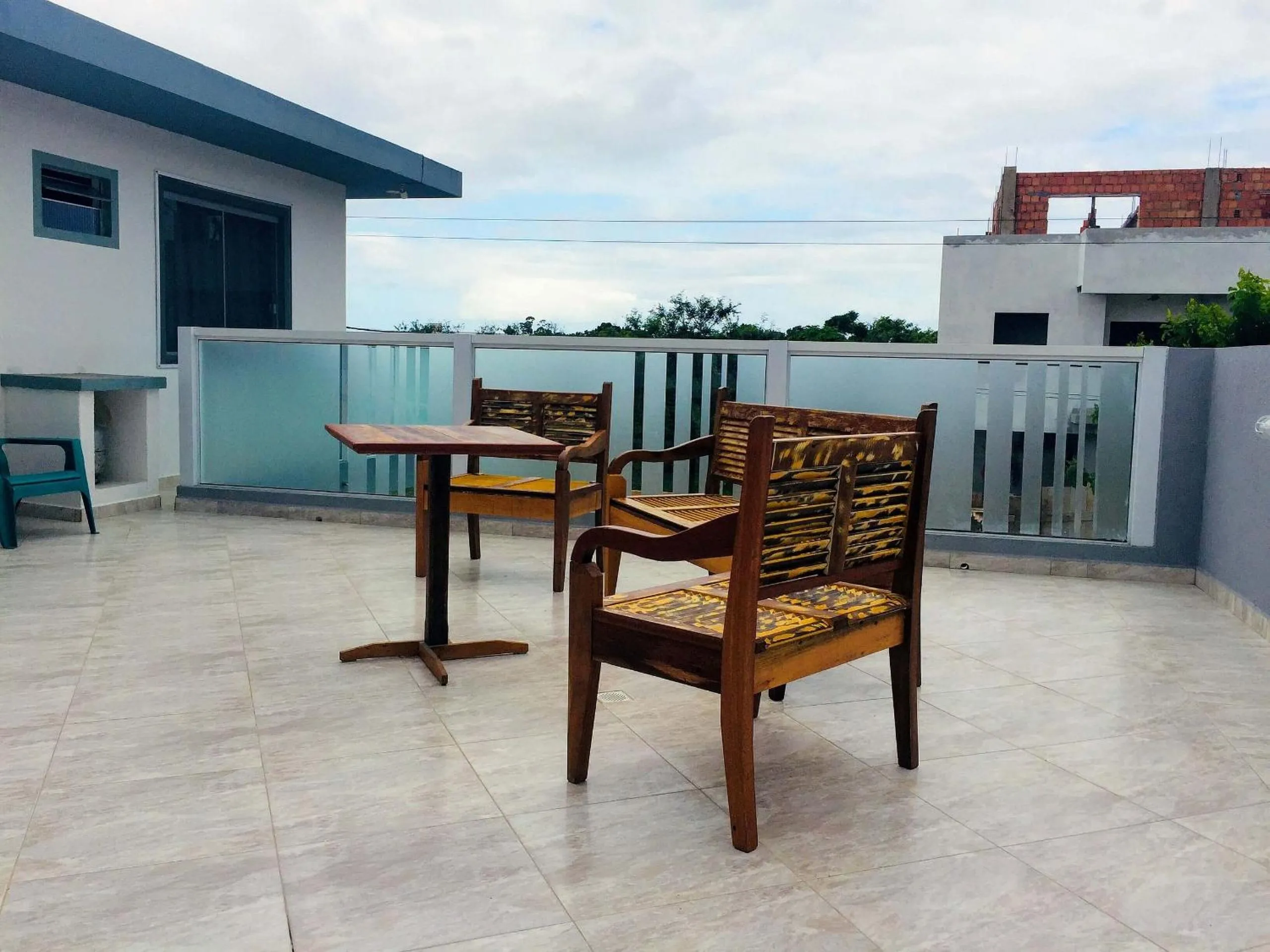 Balcony/Terrace in Pousada Souza