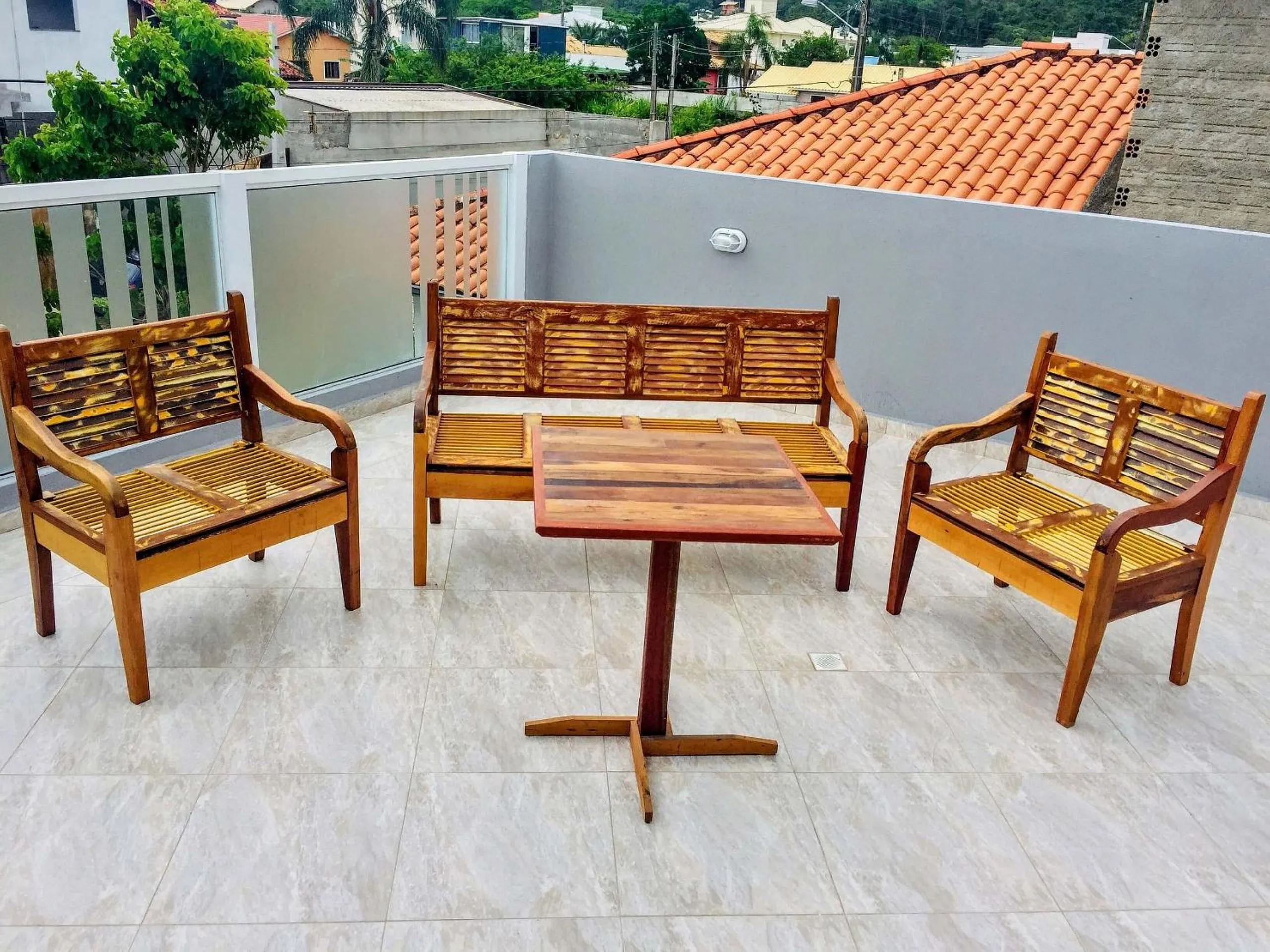 Balcony/Terrace in Pousada Souza