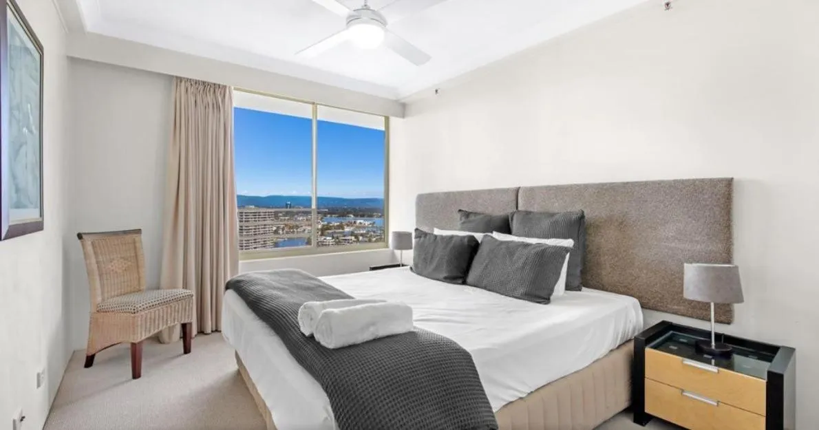 Bed in Contessa Holiday Apartments