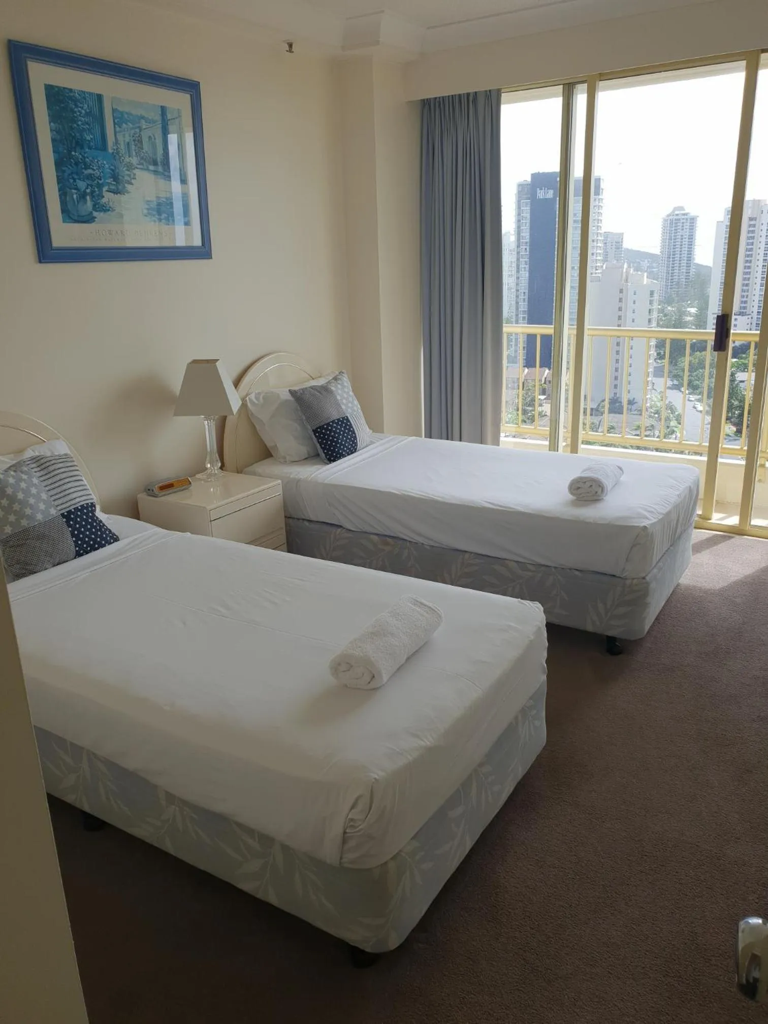 Bed in Contessa Holiday Apartments