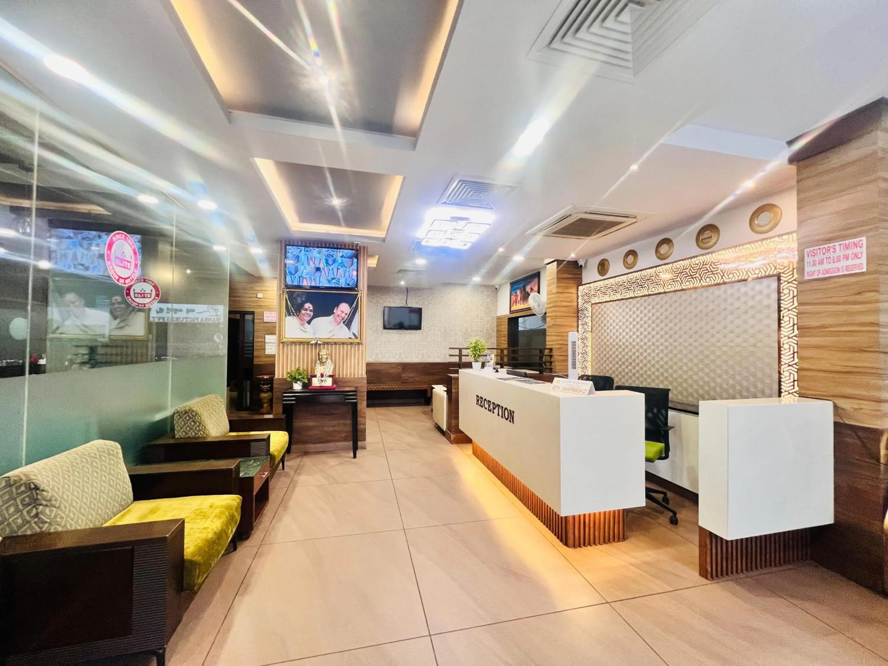 Lobby or reception in Hotel Dr Rajkumar International