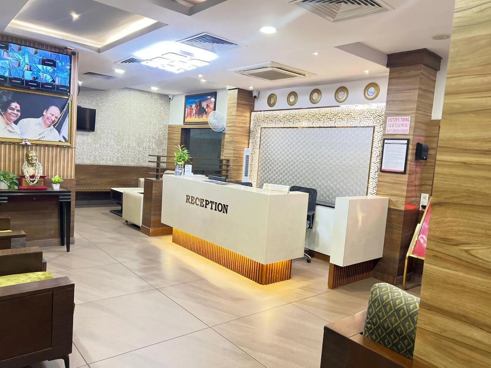 Lobby or reception in Hotel Dr Rajkumar International