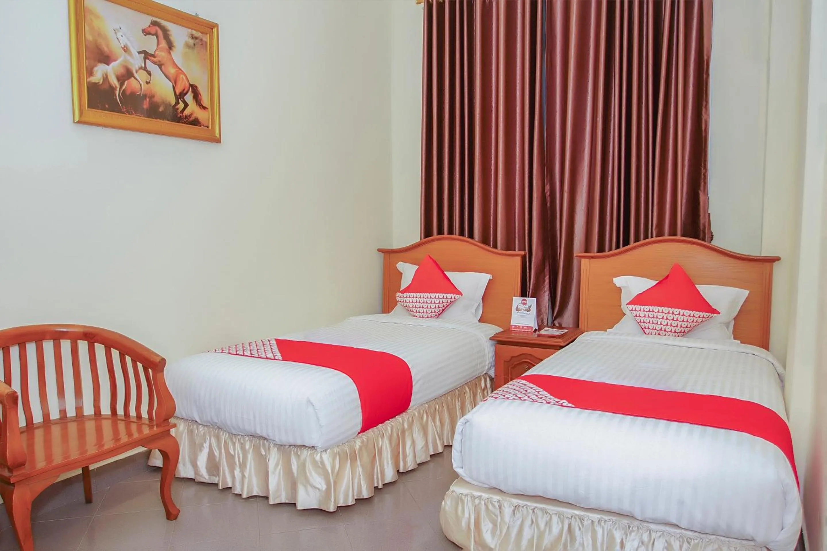 Bedroom in OYO 236 Penginapan Rumah Hijau