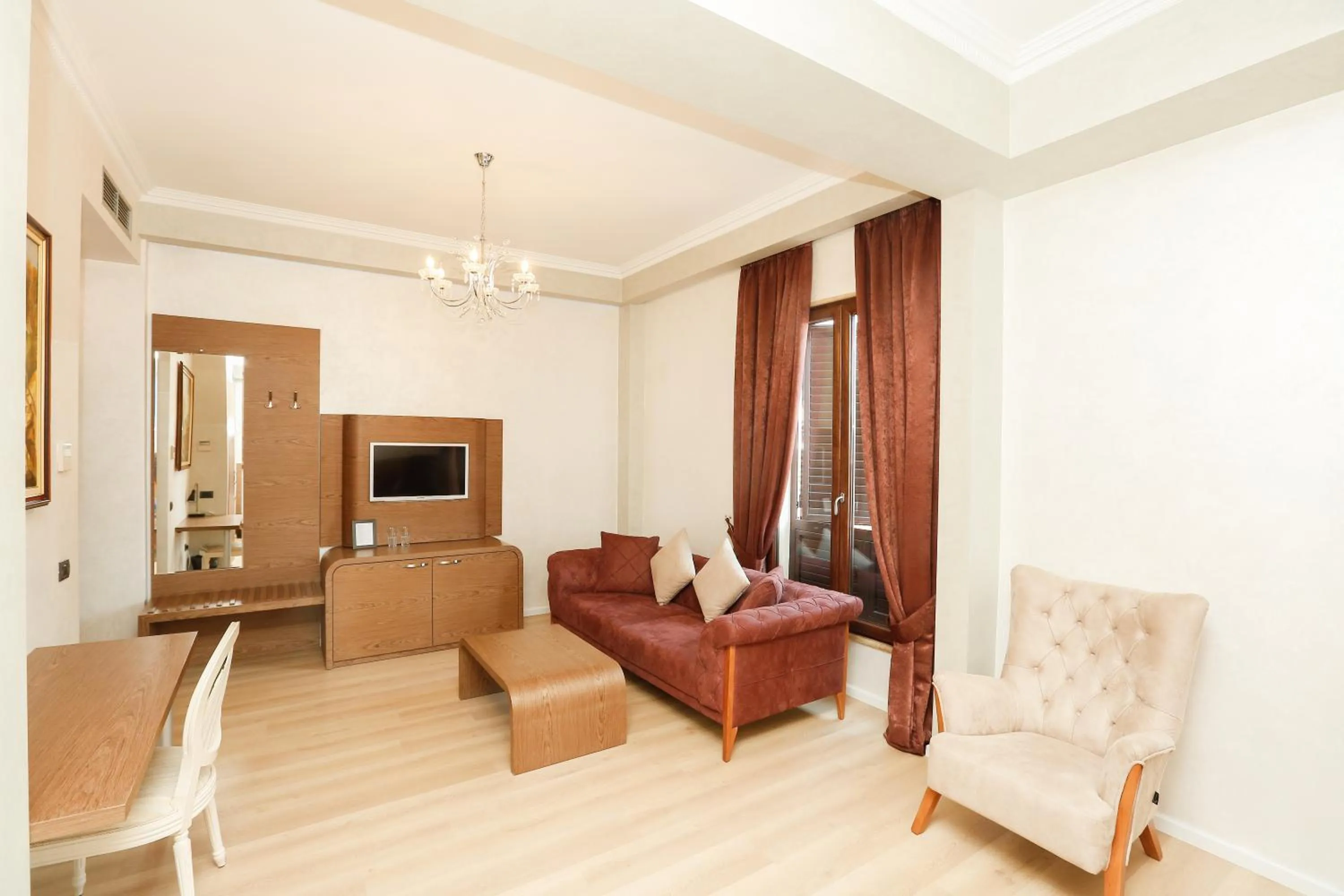 Seating area in Oxford hotel