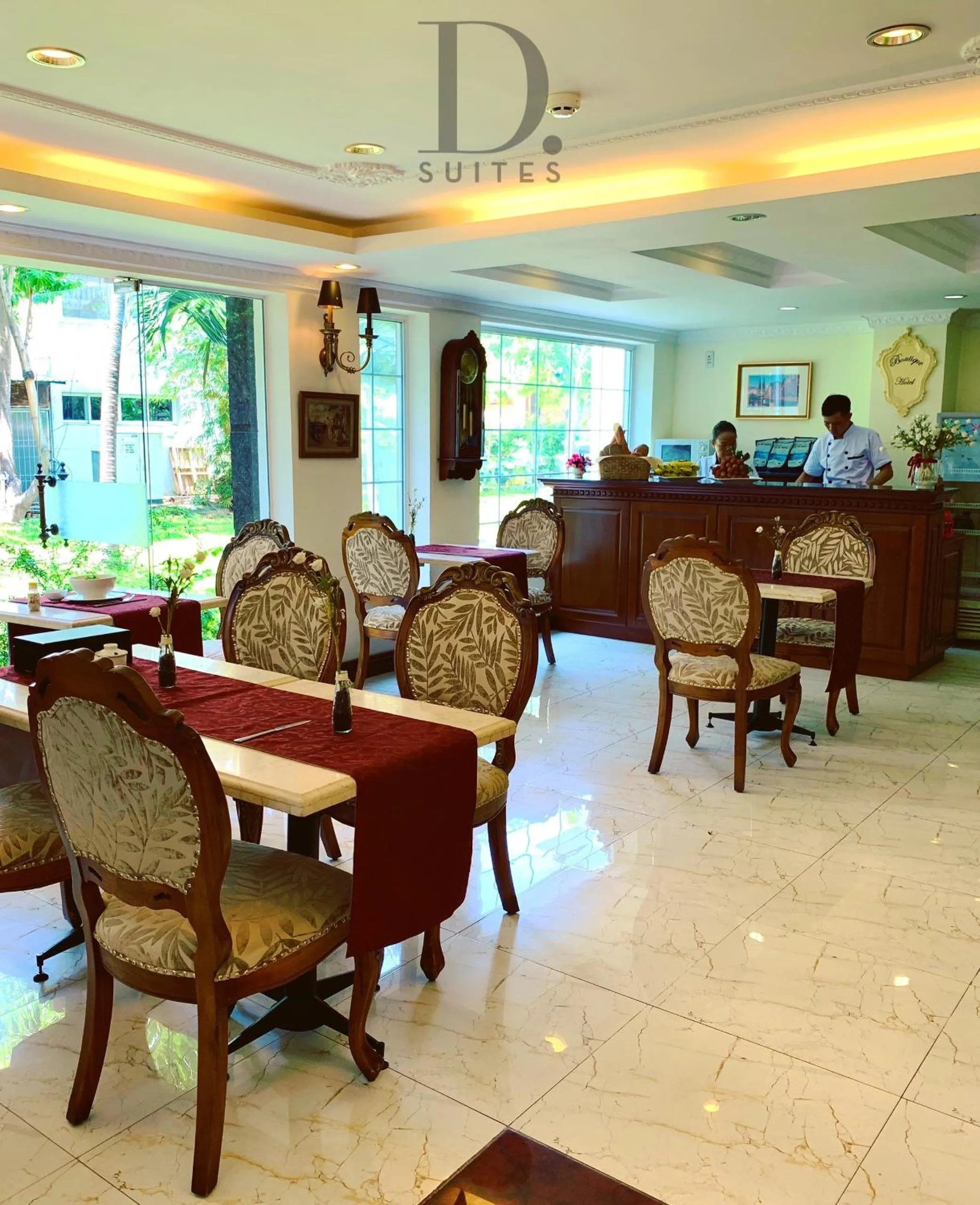 Restaurant/places to eat in Boutique Garden Hotel