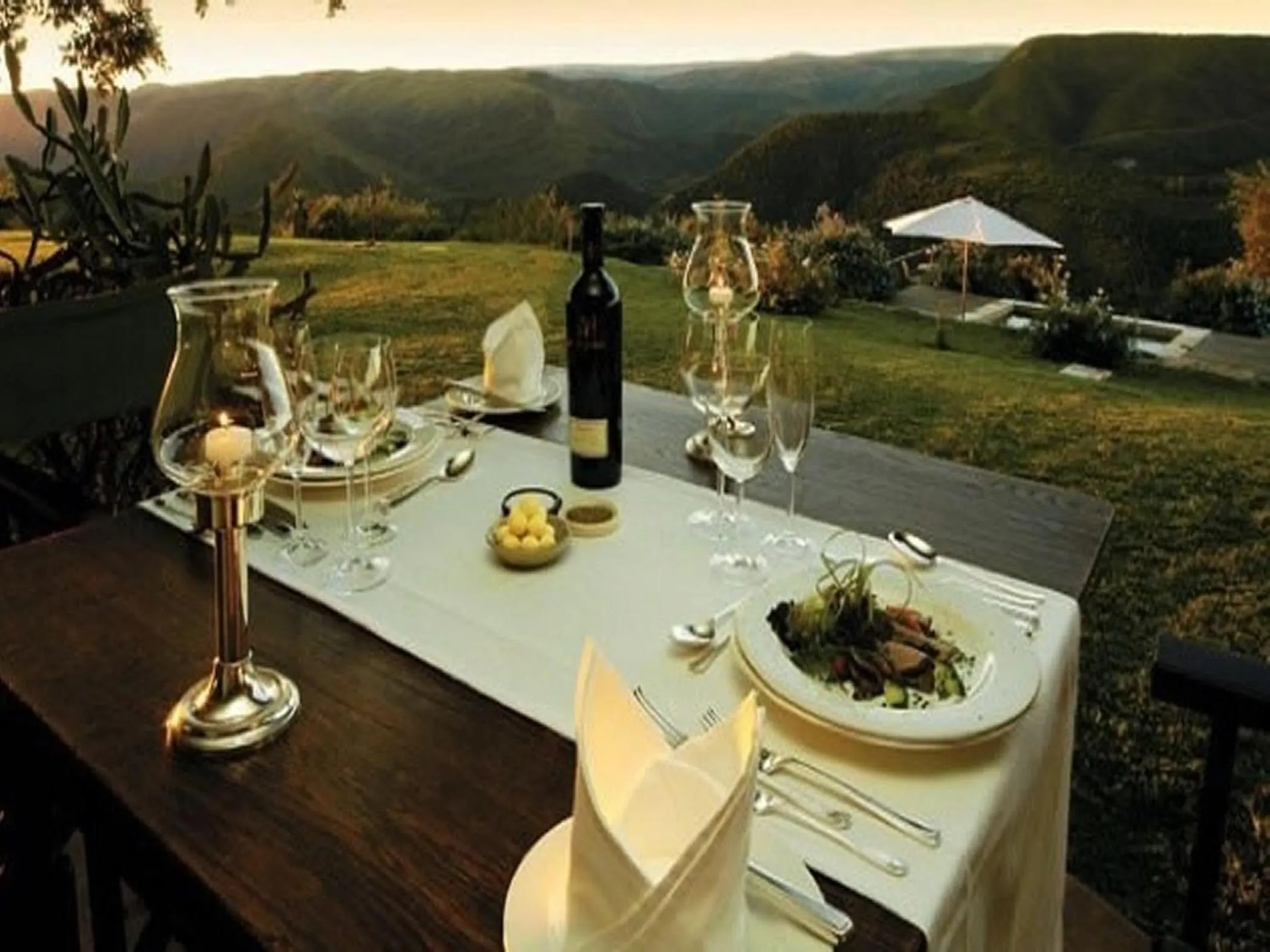 Patio in Leeuwenbosch Country House - Amakhala Game Reserve