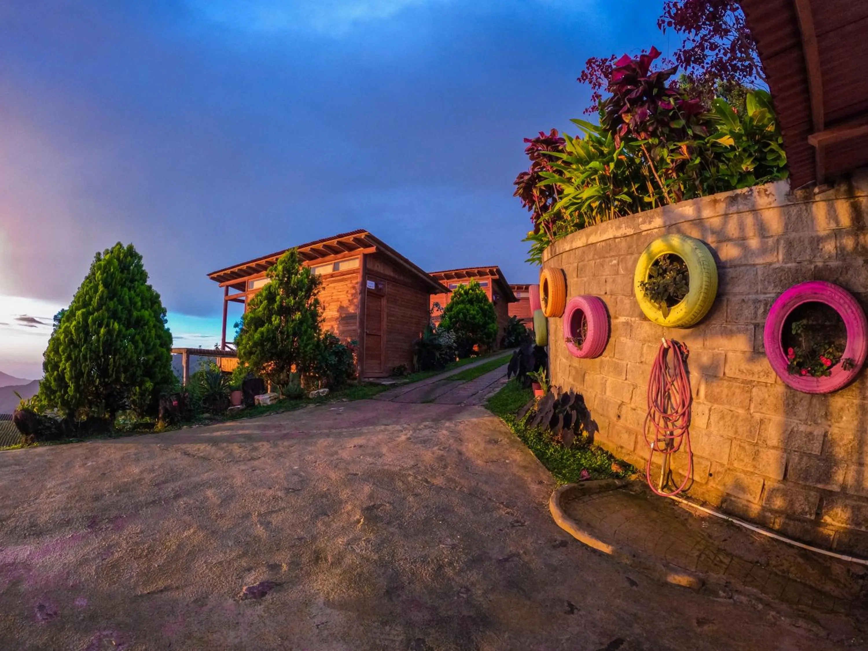 Property building in Loma Nevada Minca Hotel