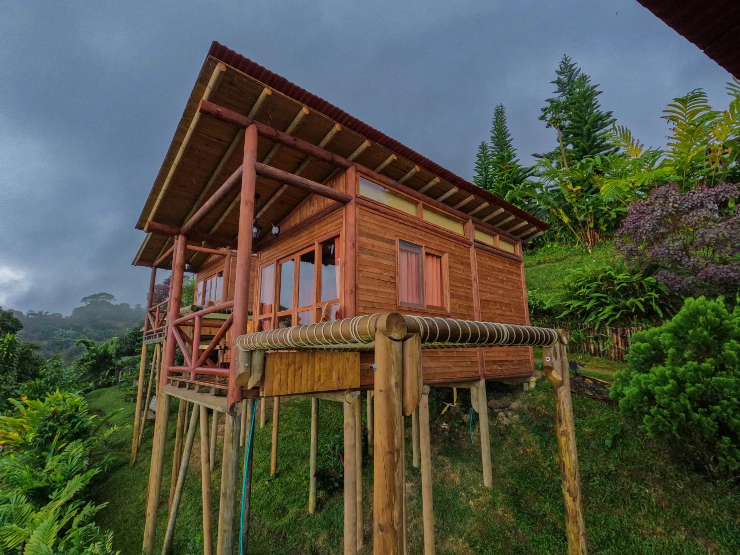 Property building in Loma Nevada Minca Hotel