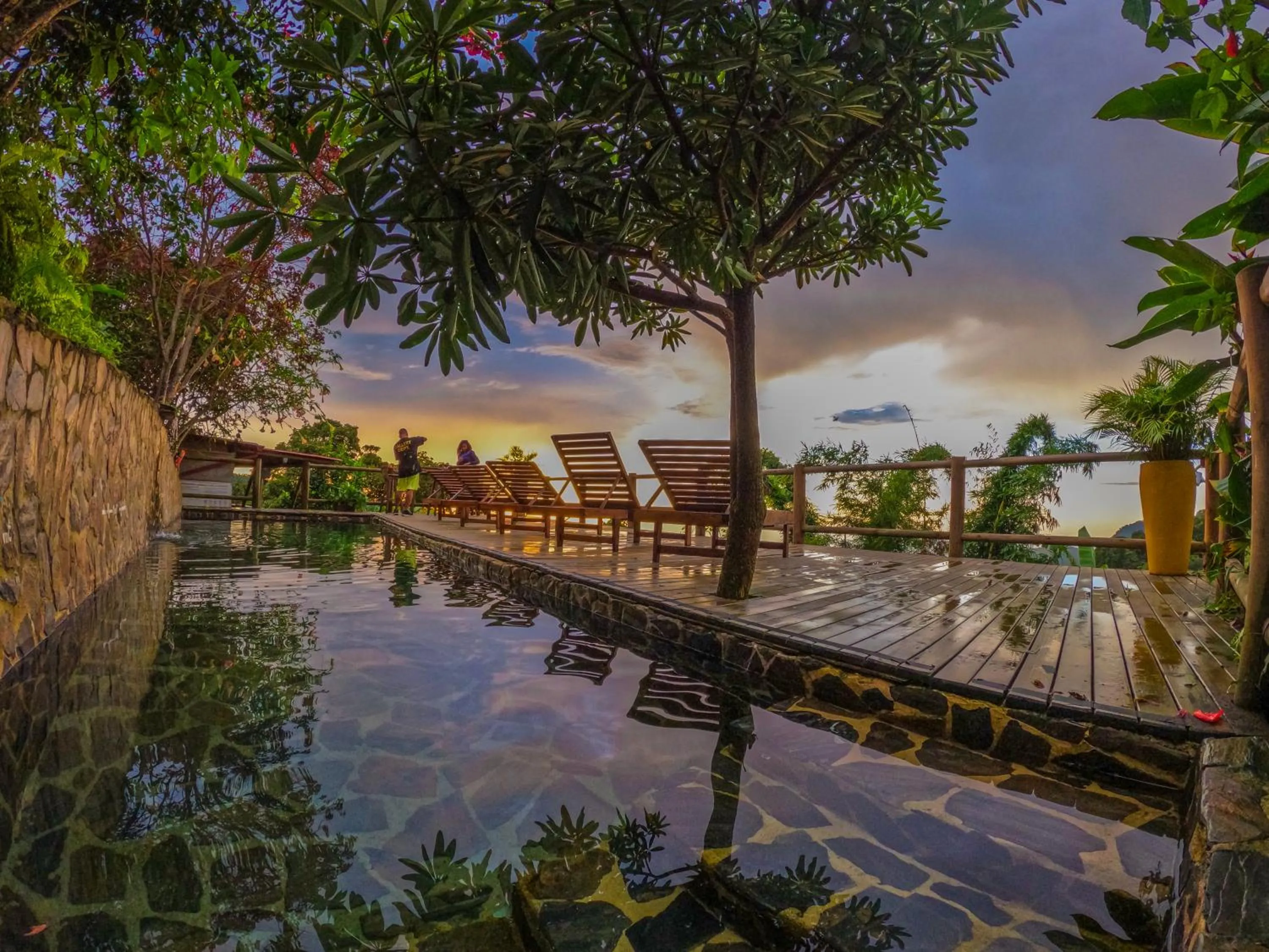 Swimming pool in Loma Nevada Minca Hotel