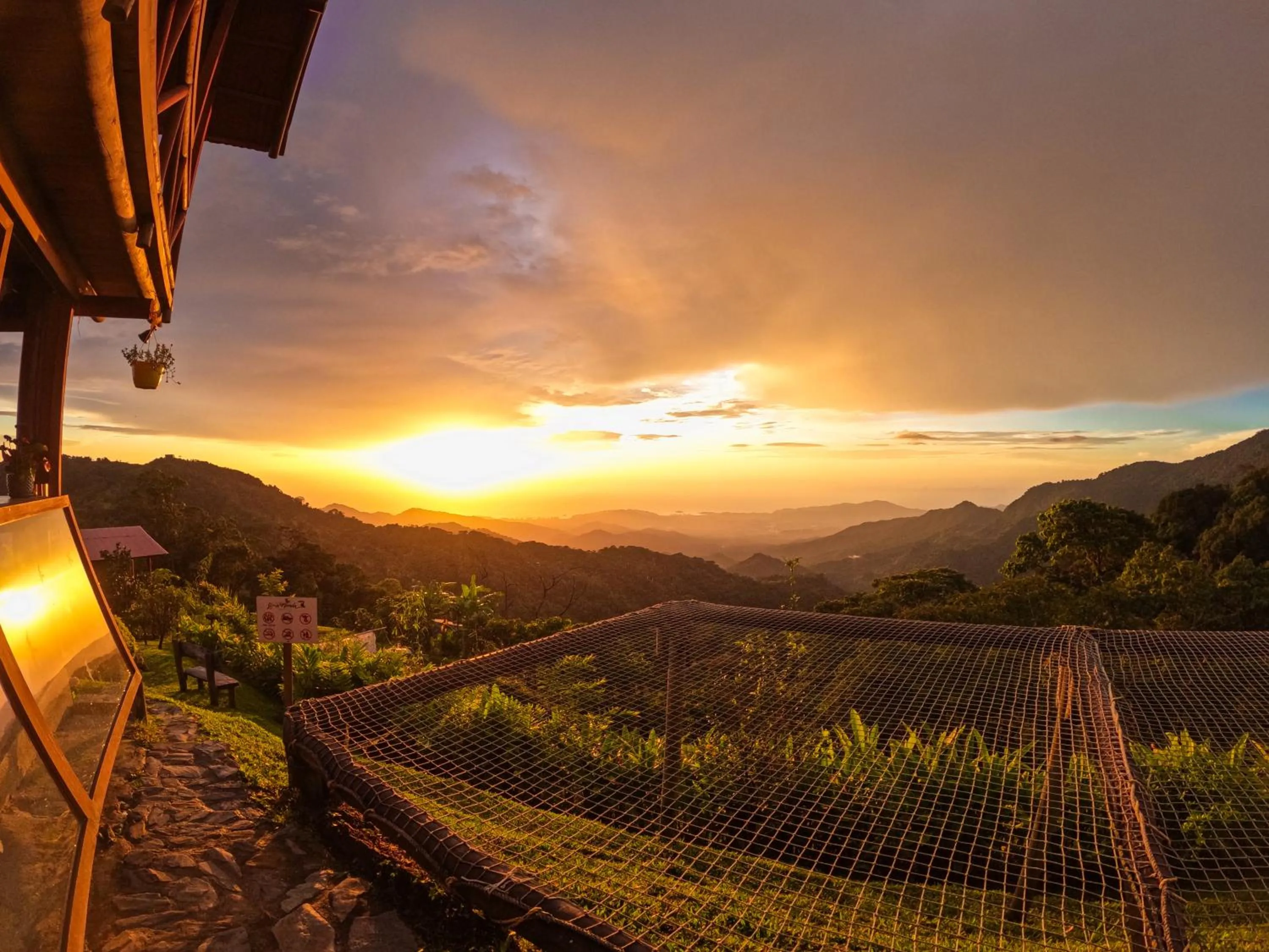 Natural landscape in Loma Nevada Minca Hotel
