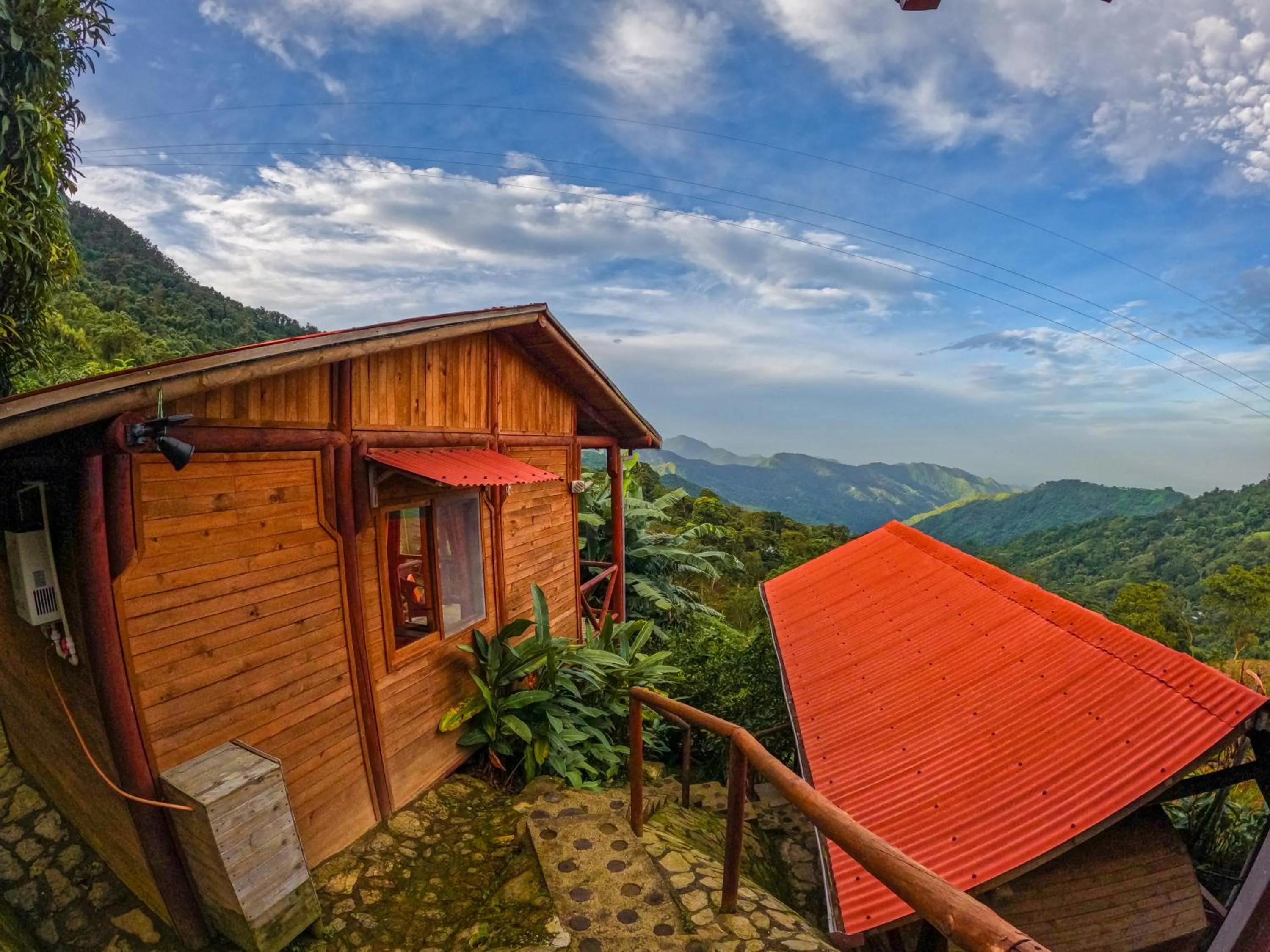 Property building in Loma Nevada Minca Hotel