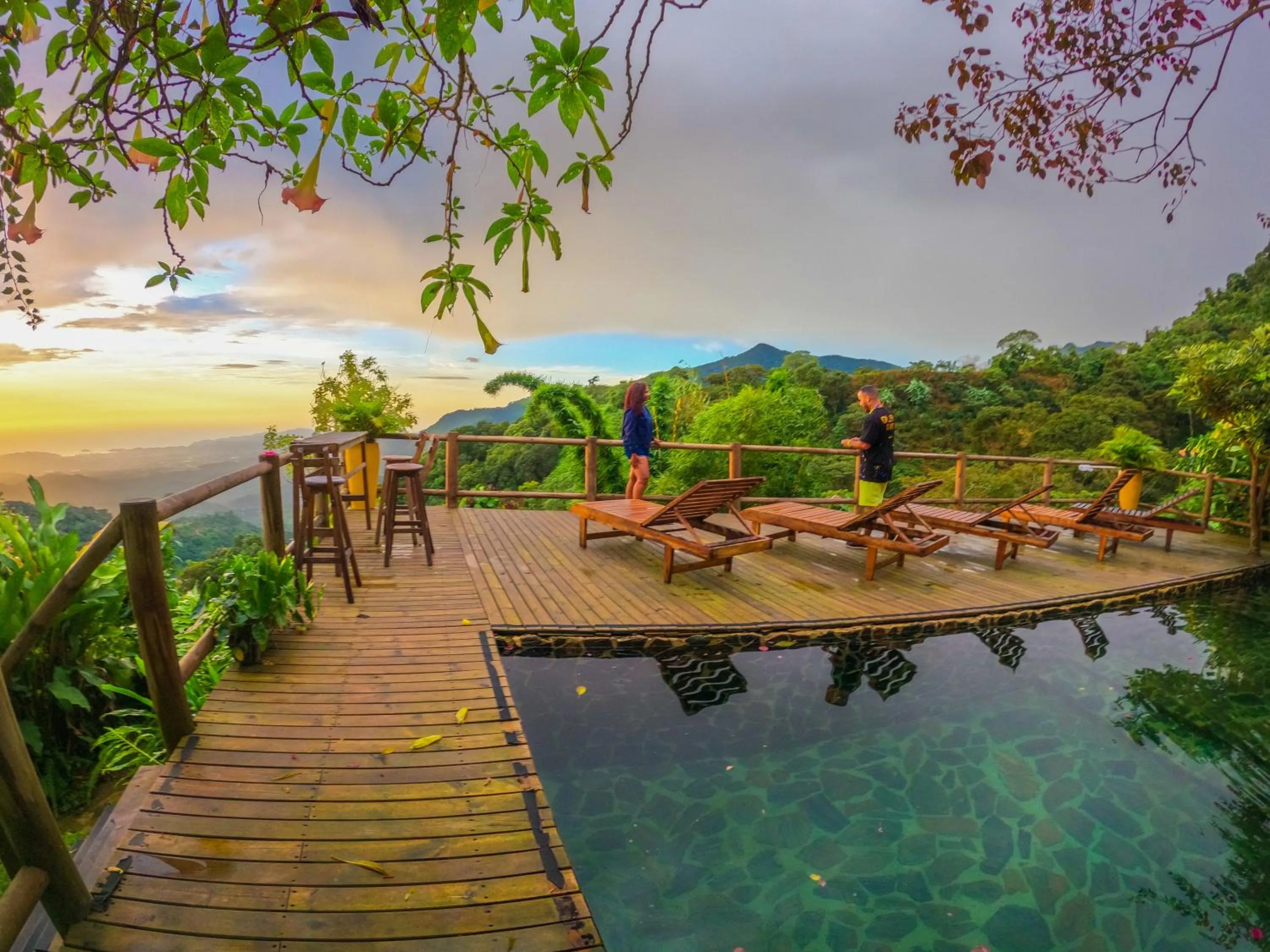 Swimming pool in Loma Nevada Minca Hotel