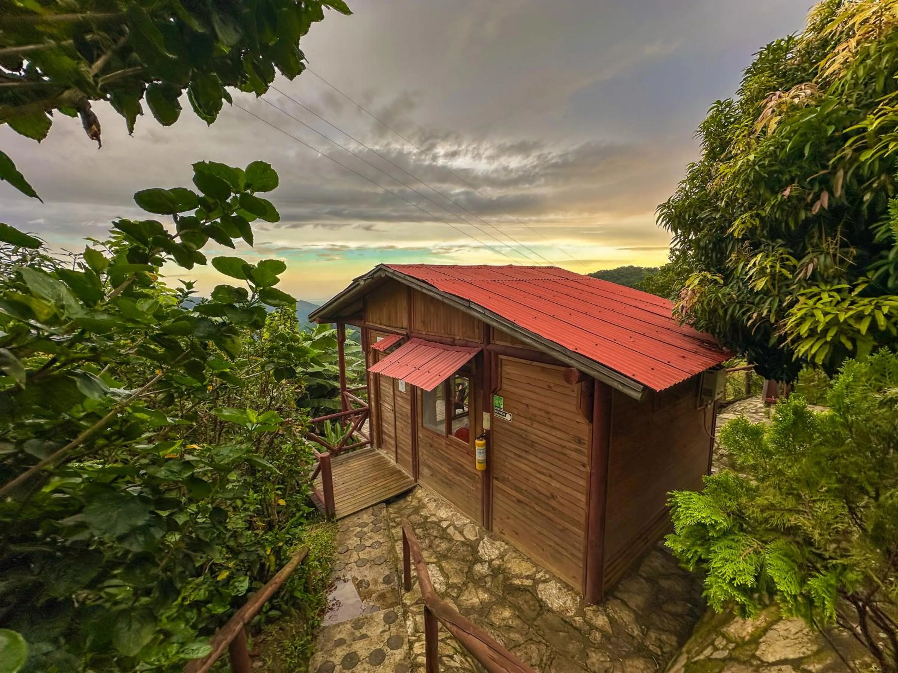 Property building in Loma Nevada Minca Hotel