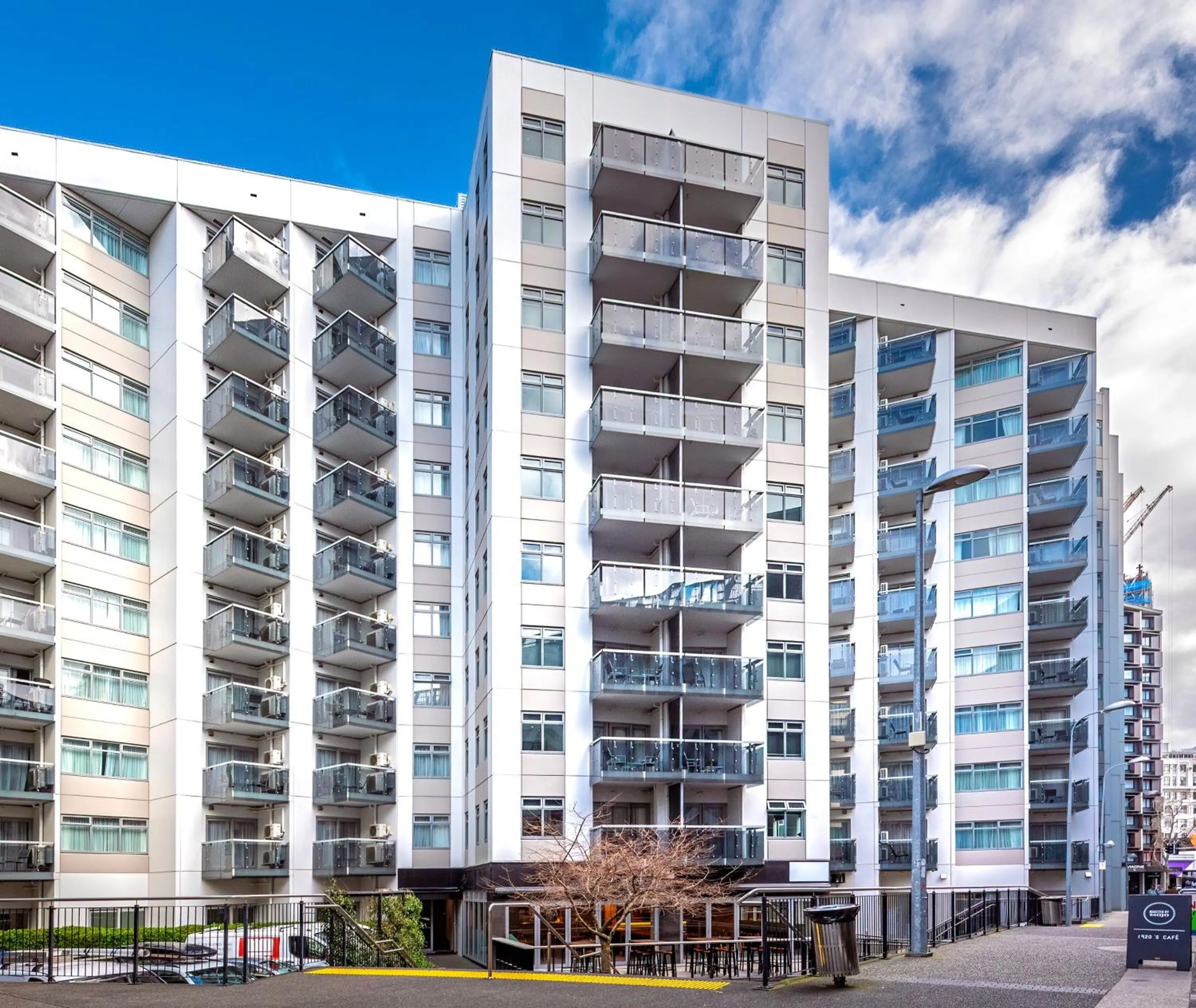 Property building in Oaks Auckland Hotel