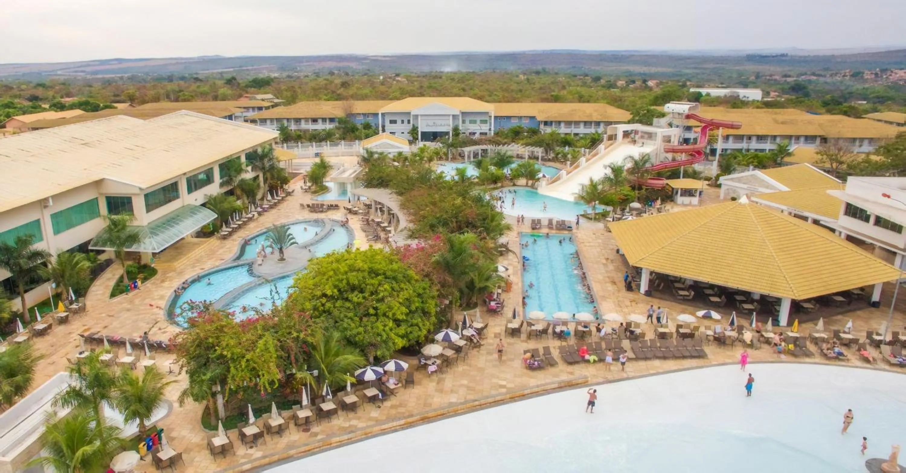 Bird's eye view in Lacqua Di Roma Acqua Park