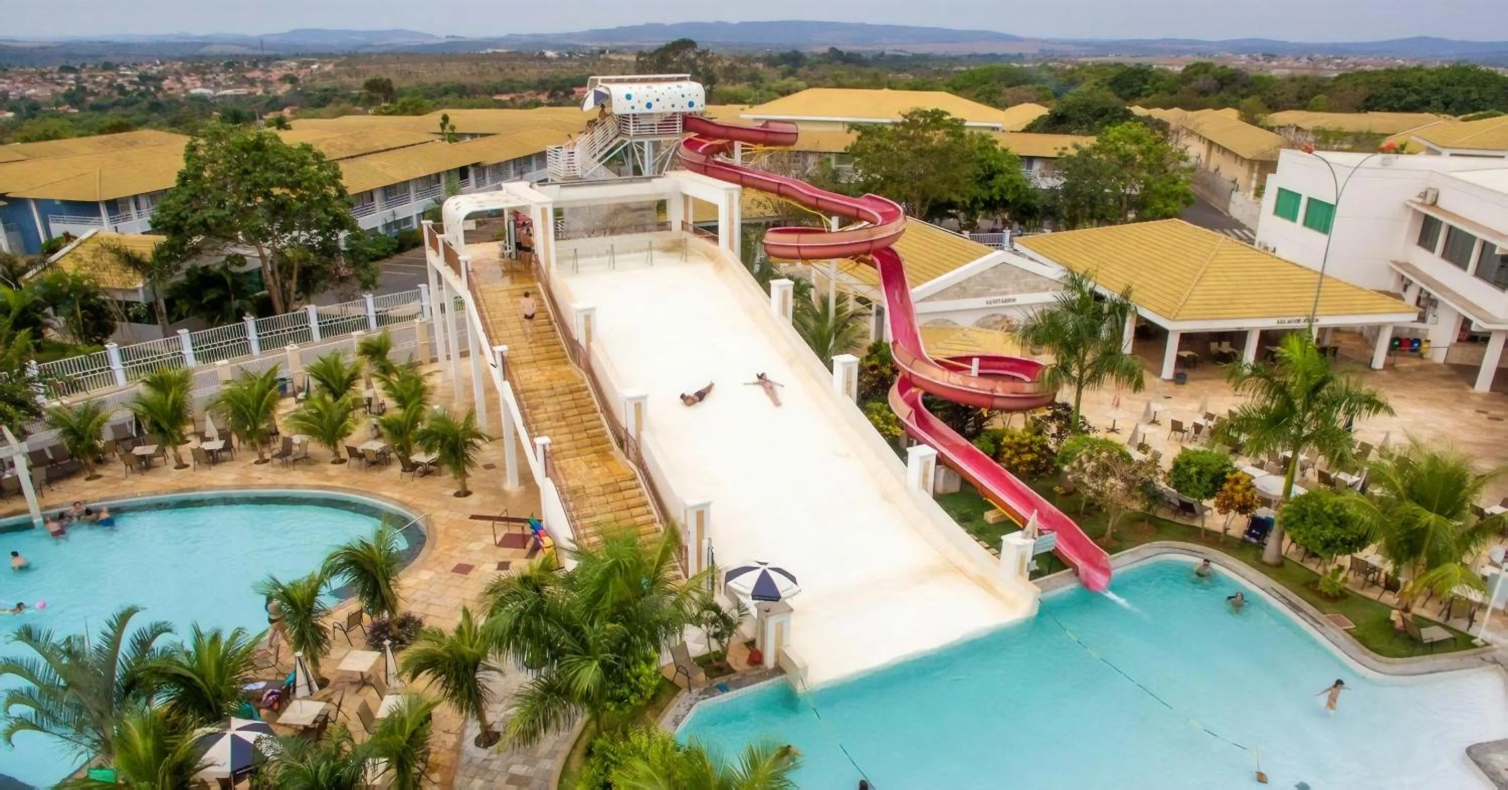 Bird's eye view in Lacqua Di Roma Acqua Park