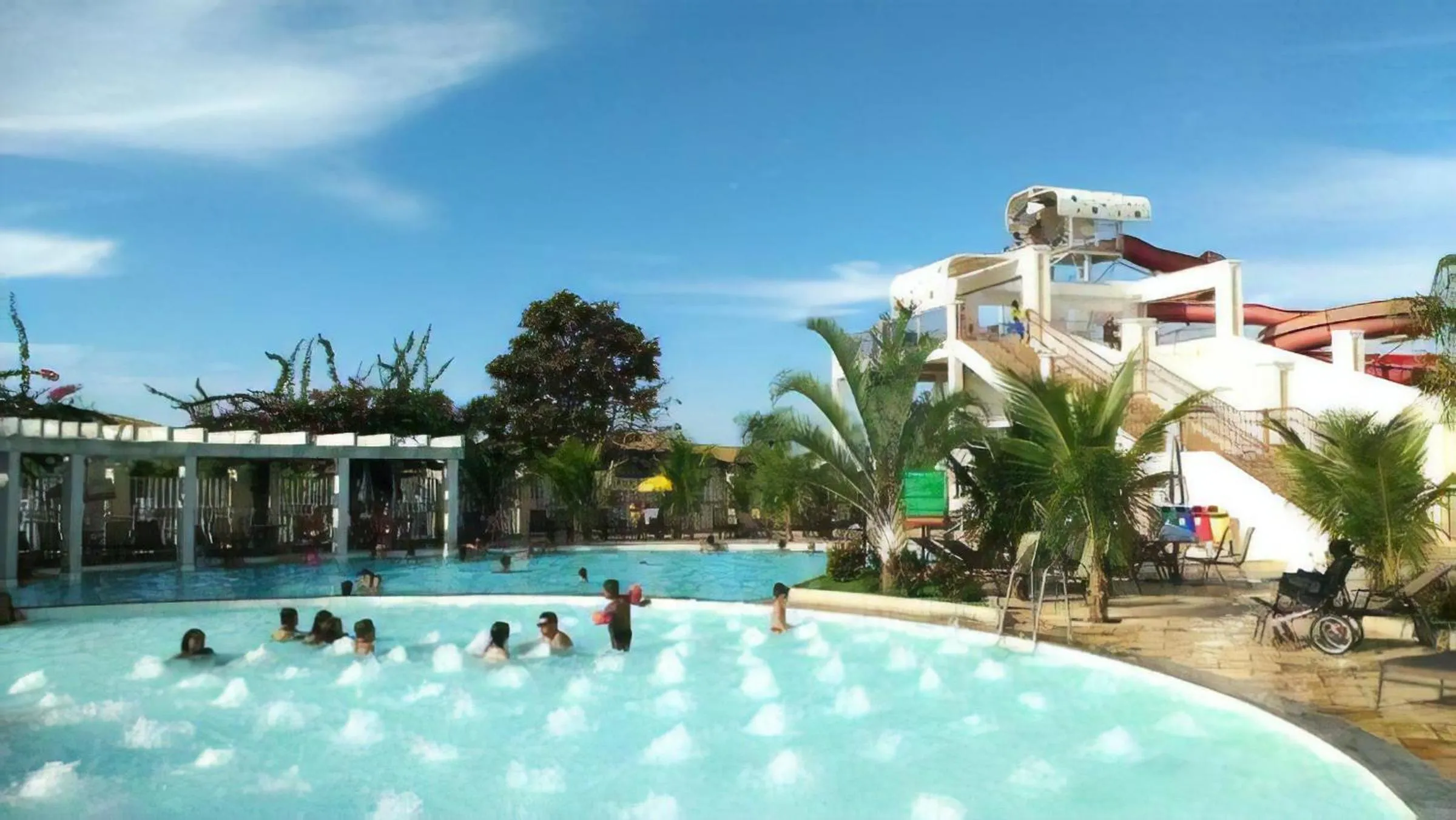 Swimming pool in Lacqua Di Roma Acqua Park