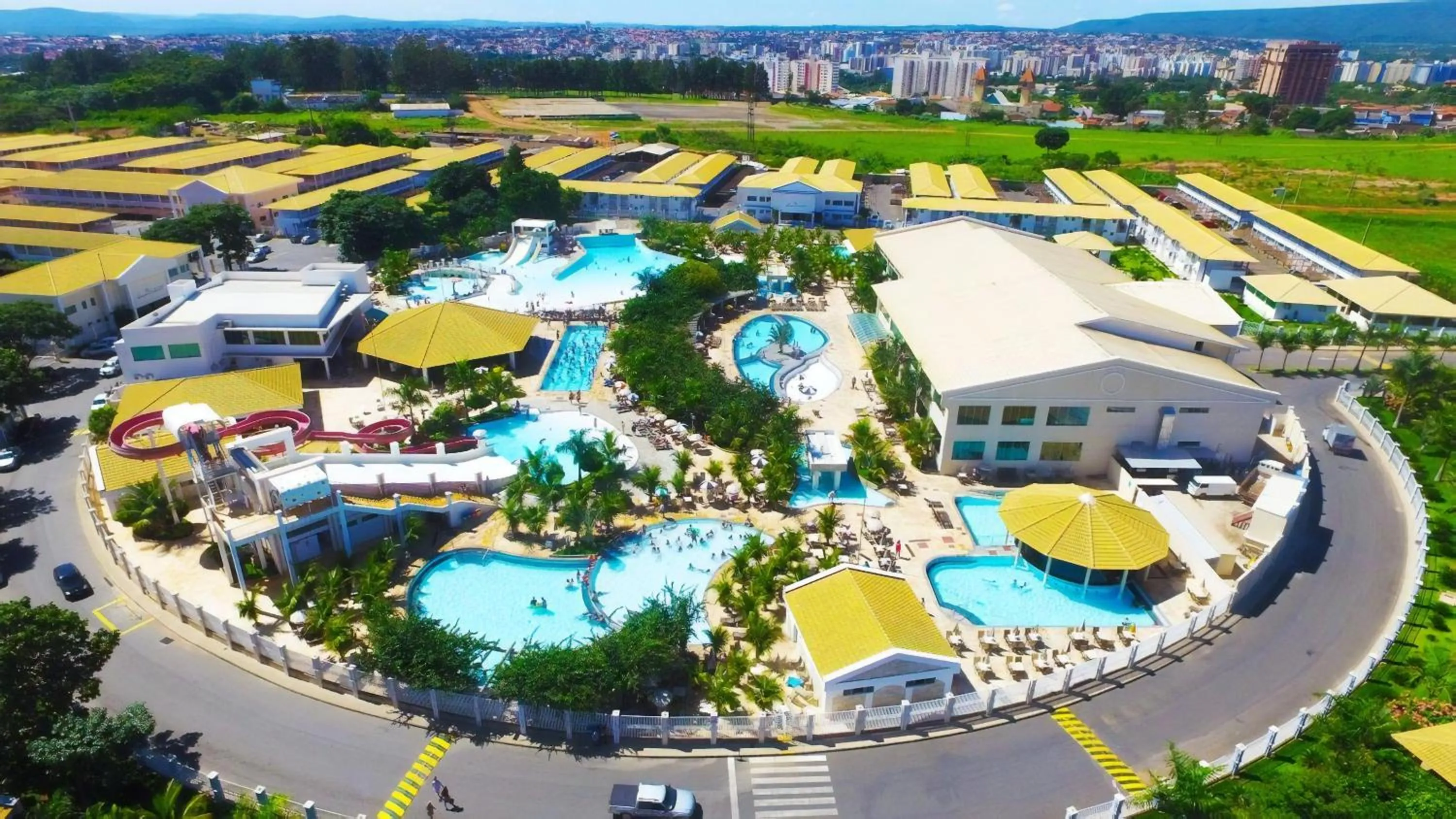 Bird's eye view in Lacqua Di Roma Acqua Park