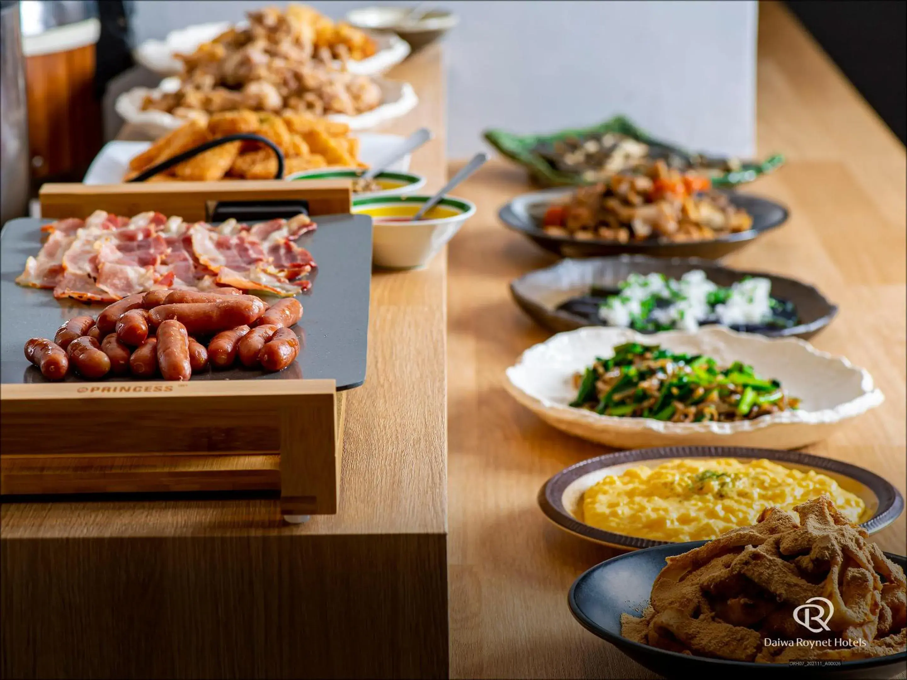 Buffet breakfast in Daiwa Roynet Hotel Oita Buffet breakfast in Daiwa Roynet Hotel Oita