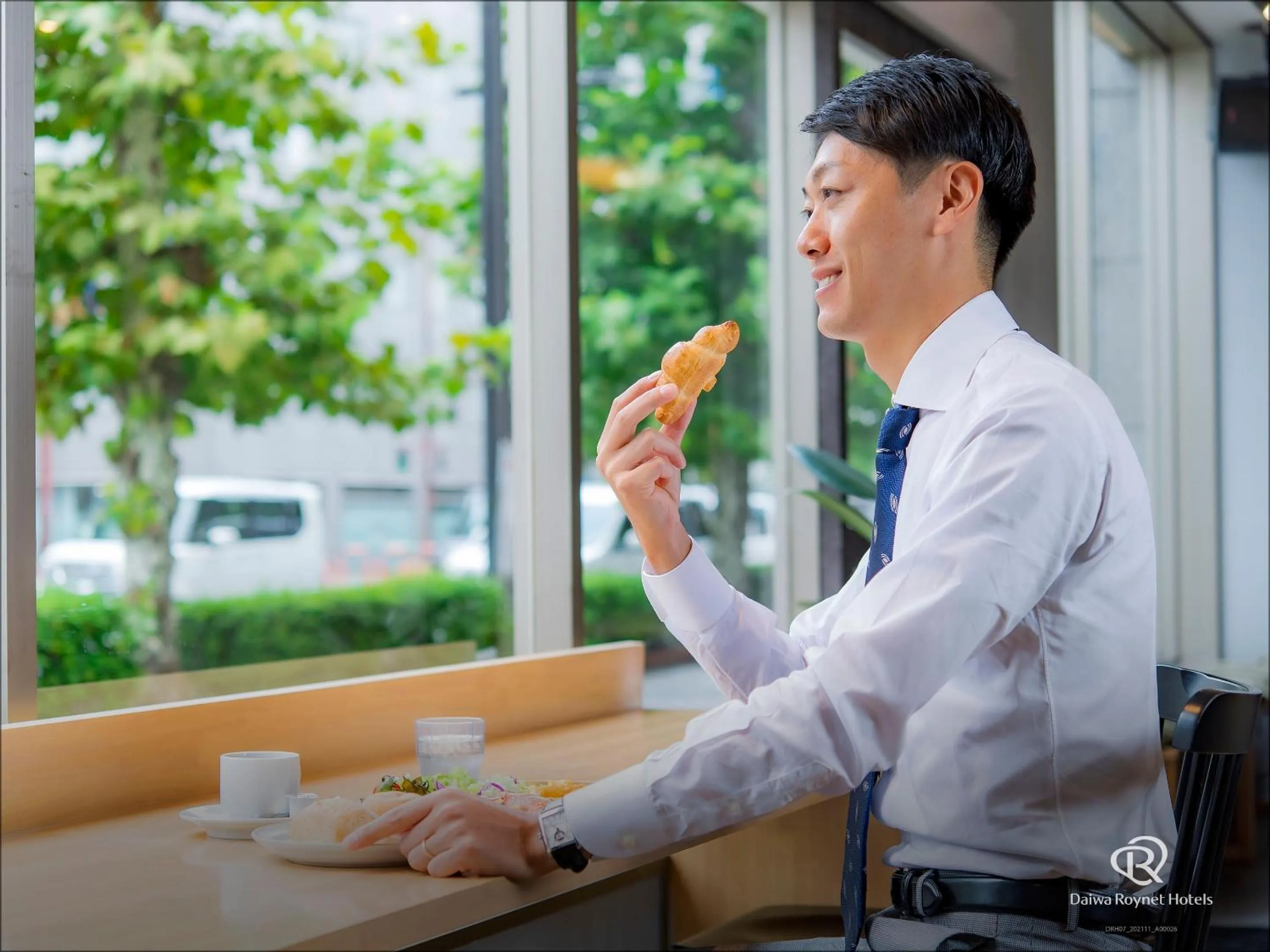 Buffet breakfast in Daiwa Roynet Hotel Oita