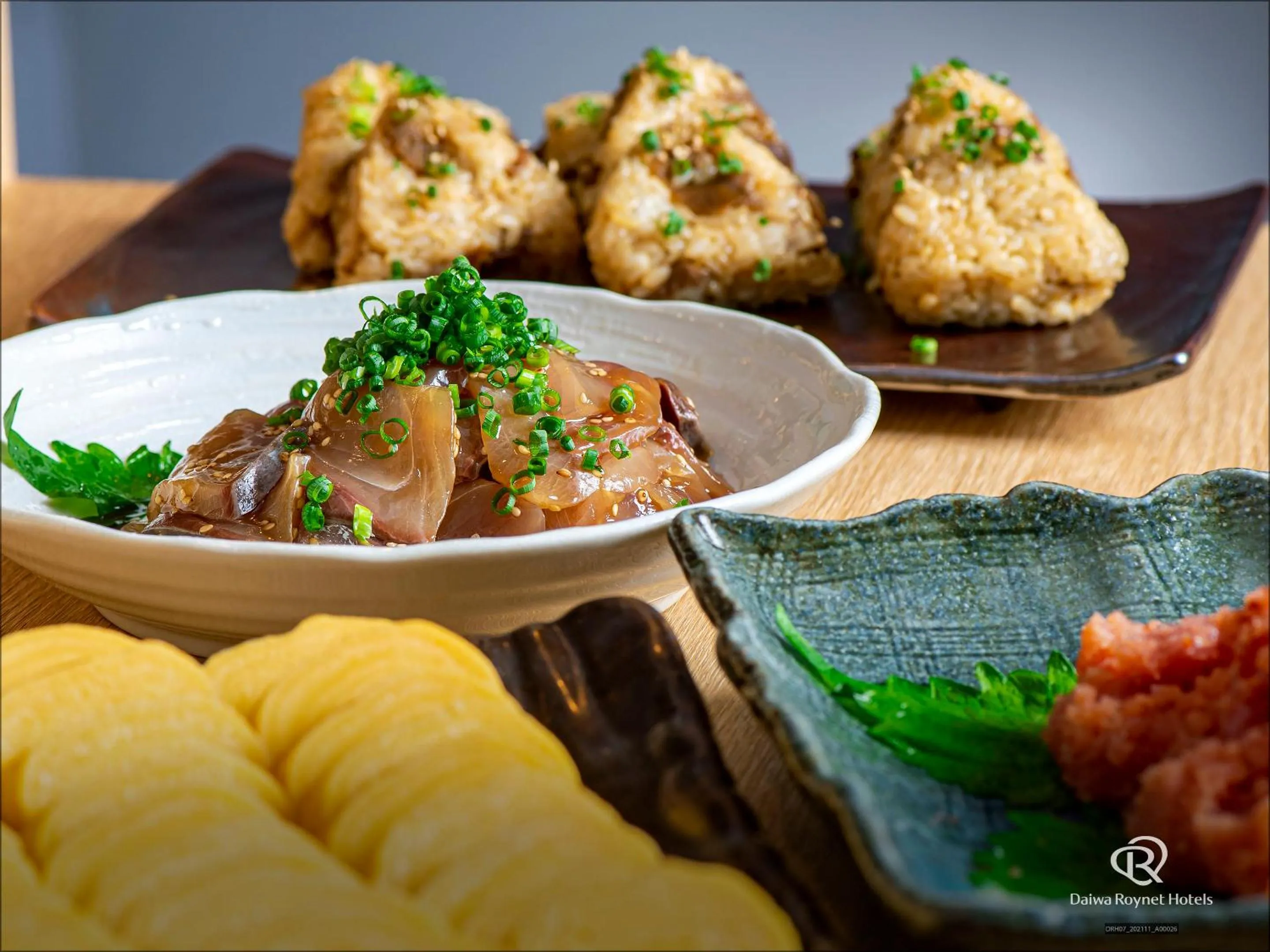 Buffet breakfast in Daiwa Roynet Hotel Oita