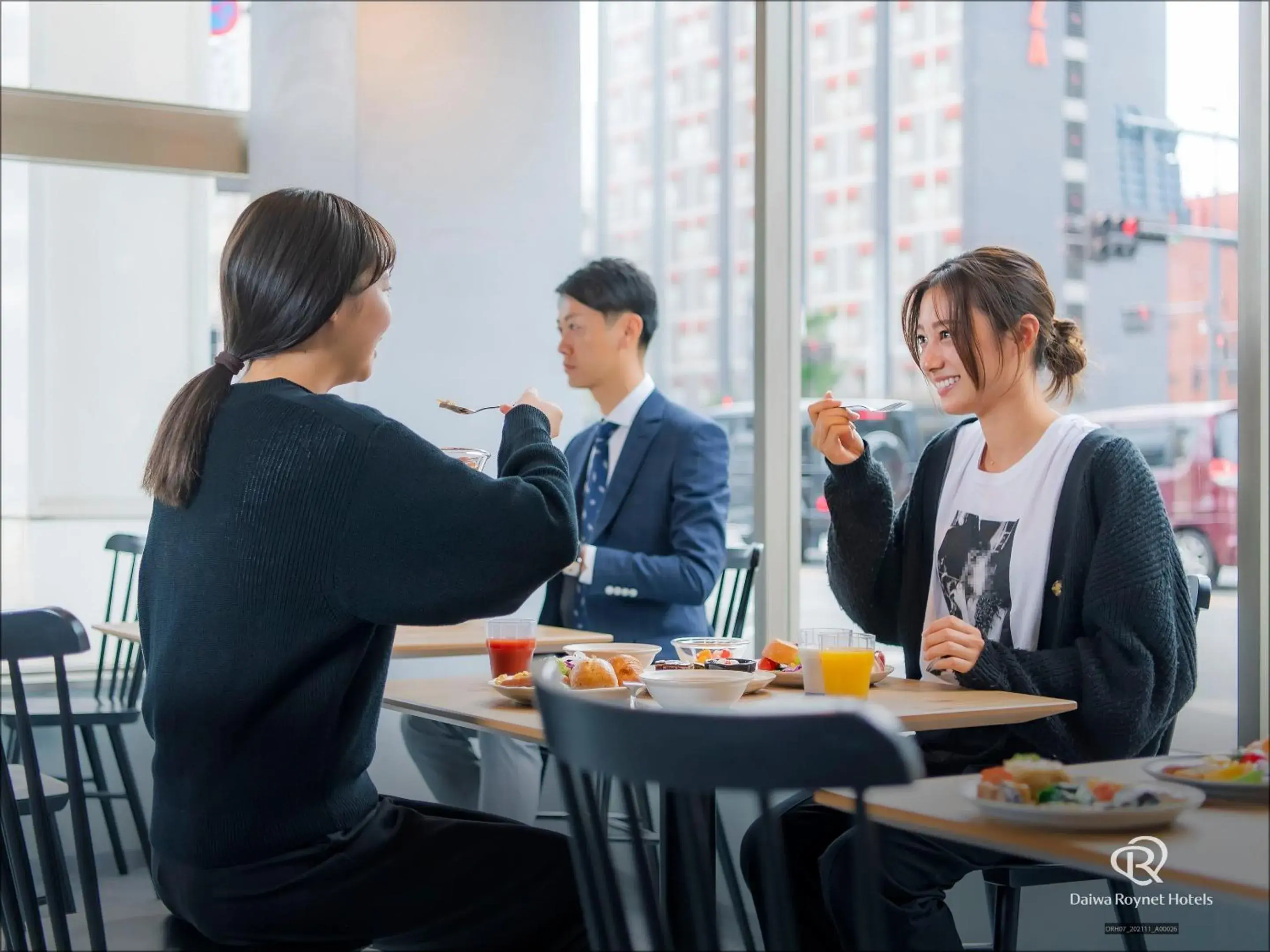 Buffet breakfast in Daiwa Roynet Hotel Oita Buffet breakfast in Daiwa Roynet Hotel Oita
