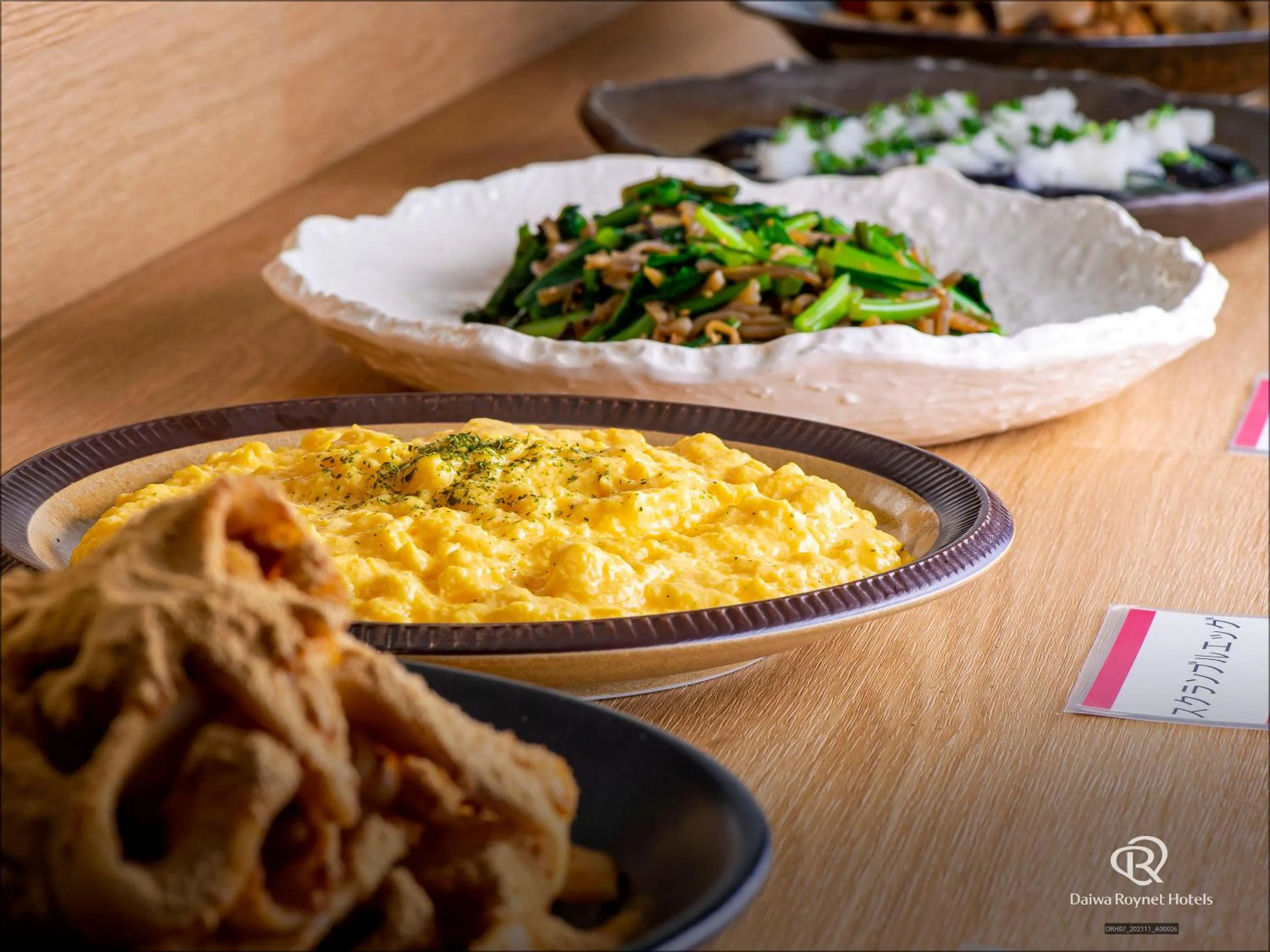 Buffet breakfast in Daiwa Roynet Hotel Oita