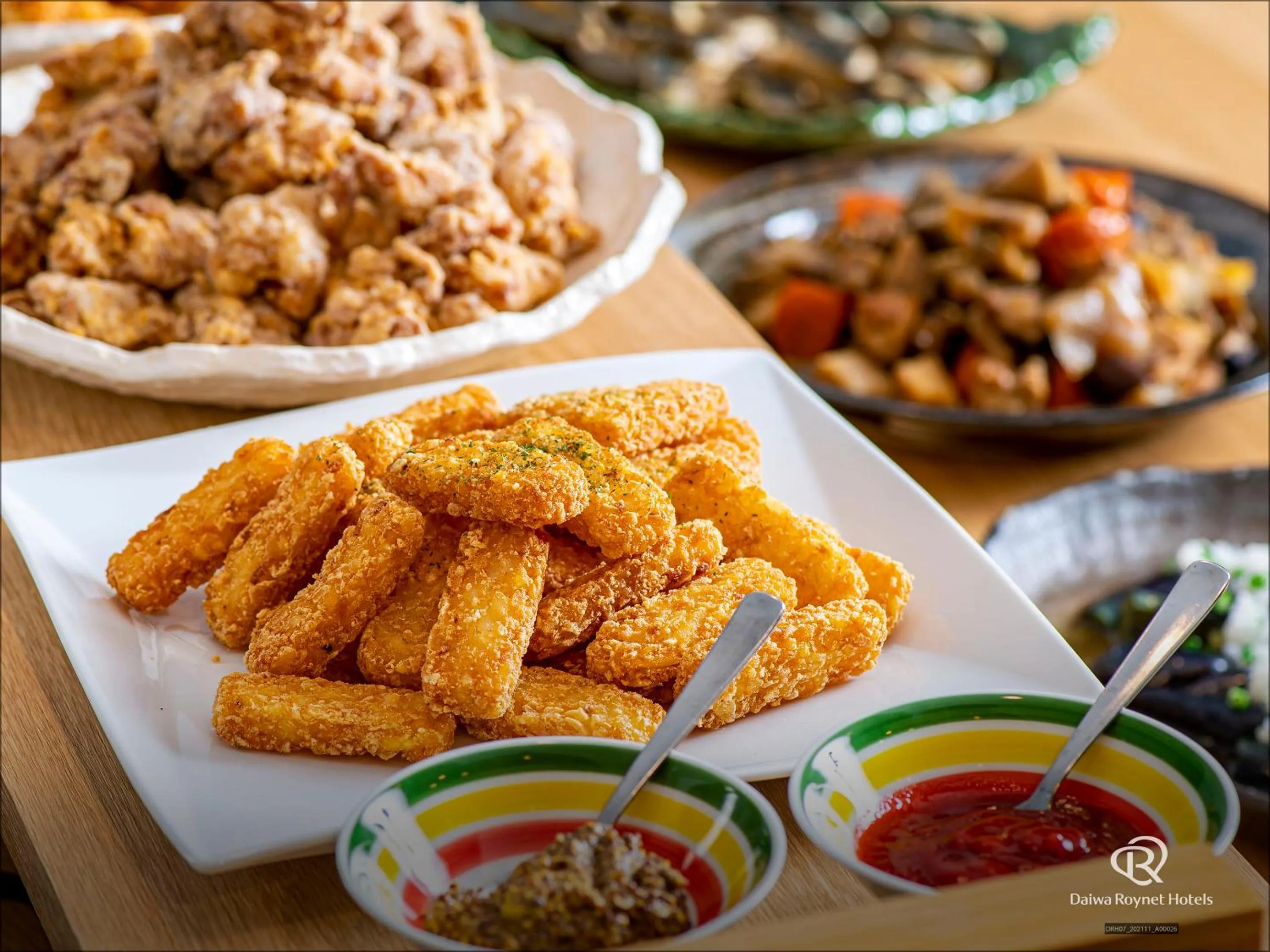 Buffet breakfast in Daiwa Roynet Hotel Oita