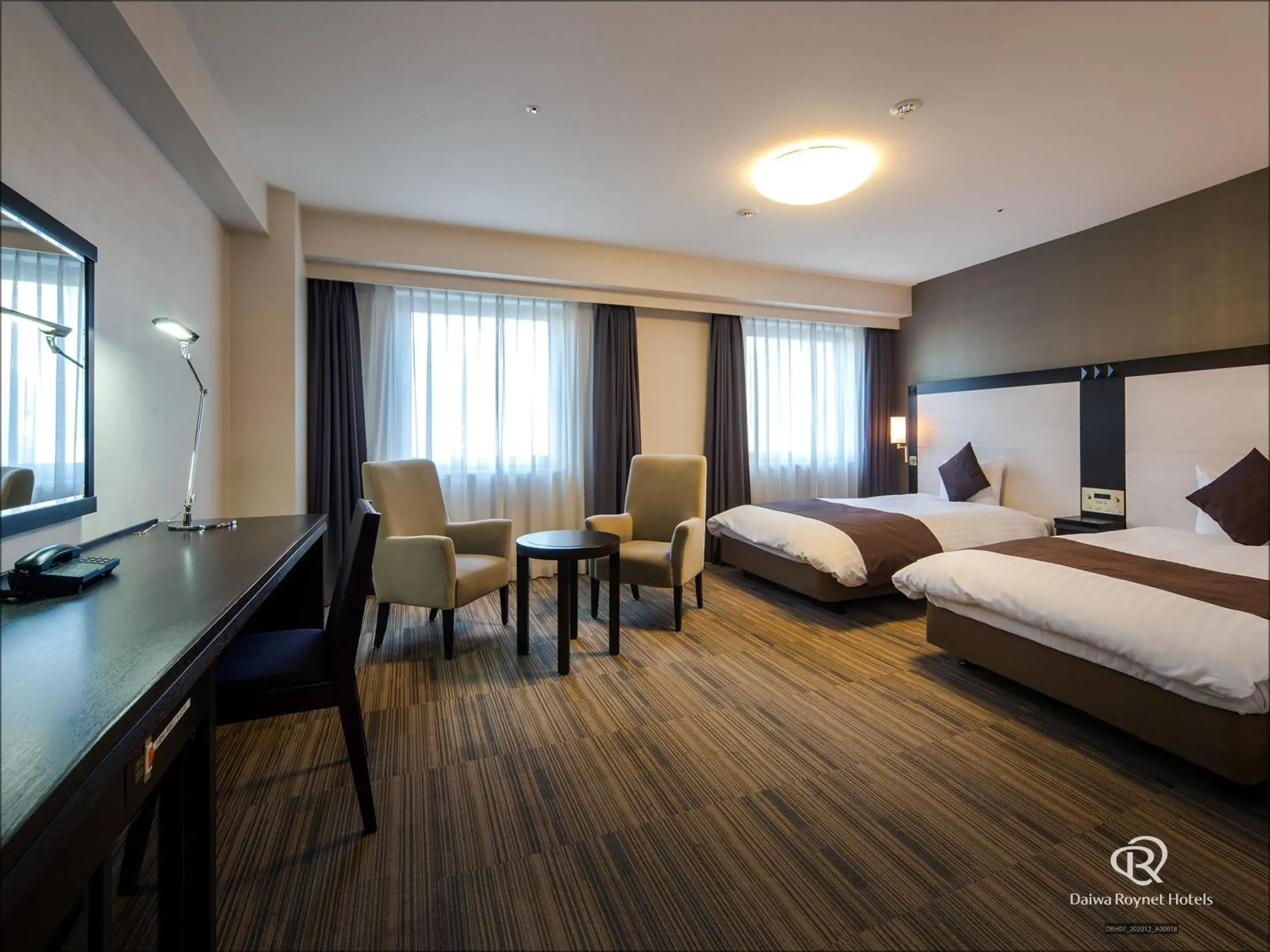 Photo of the whole room, Bed in Daiwa Roynet Hotel Oita Photo of the whole room, Bed in Daiwa Roynet Hotel Oita