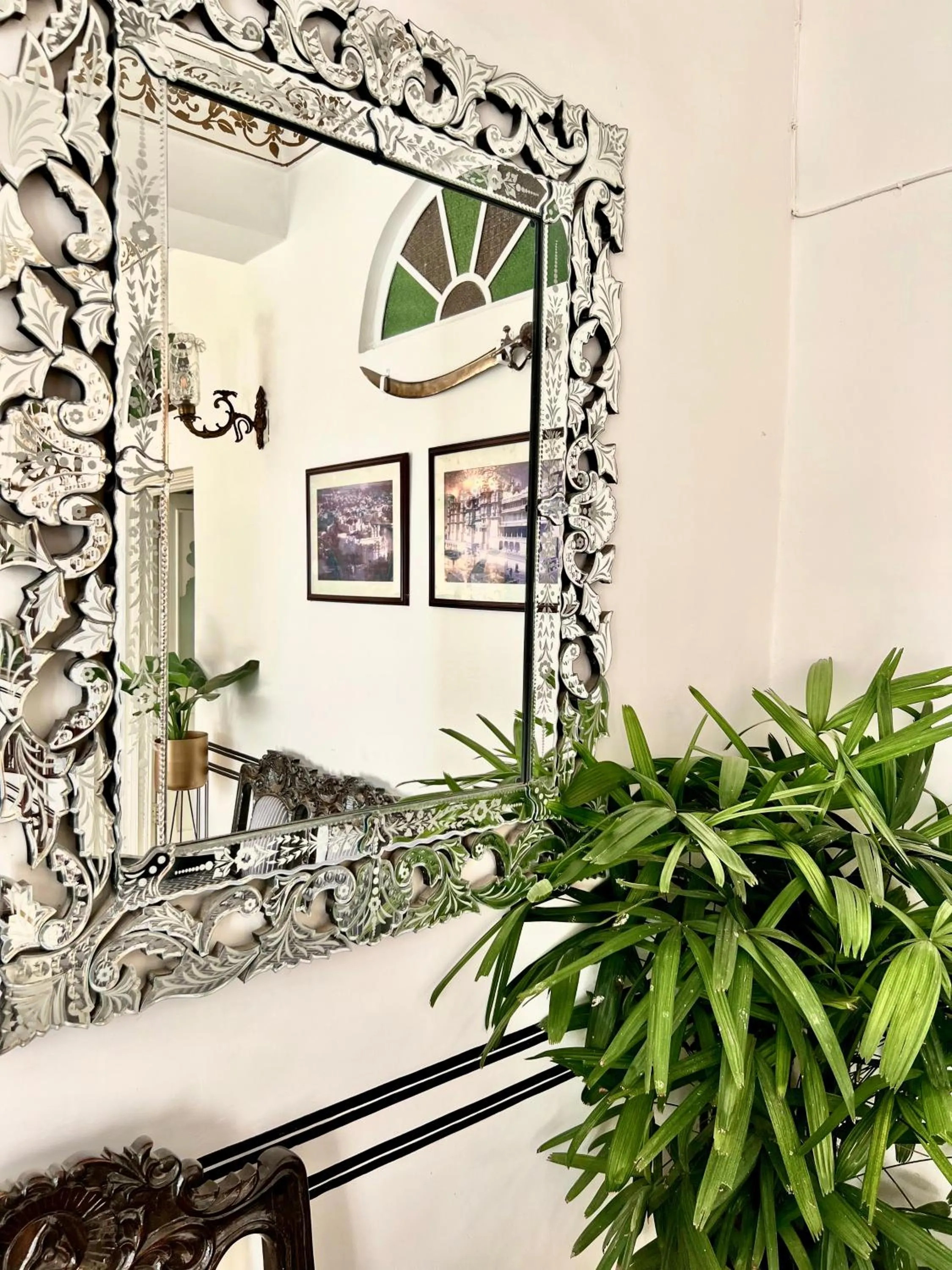 Decorative detail in Jagat Niwas Palace