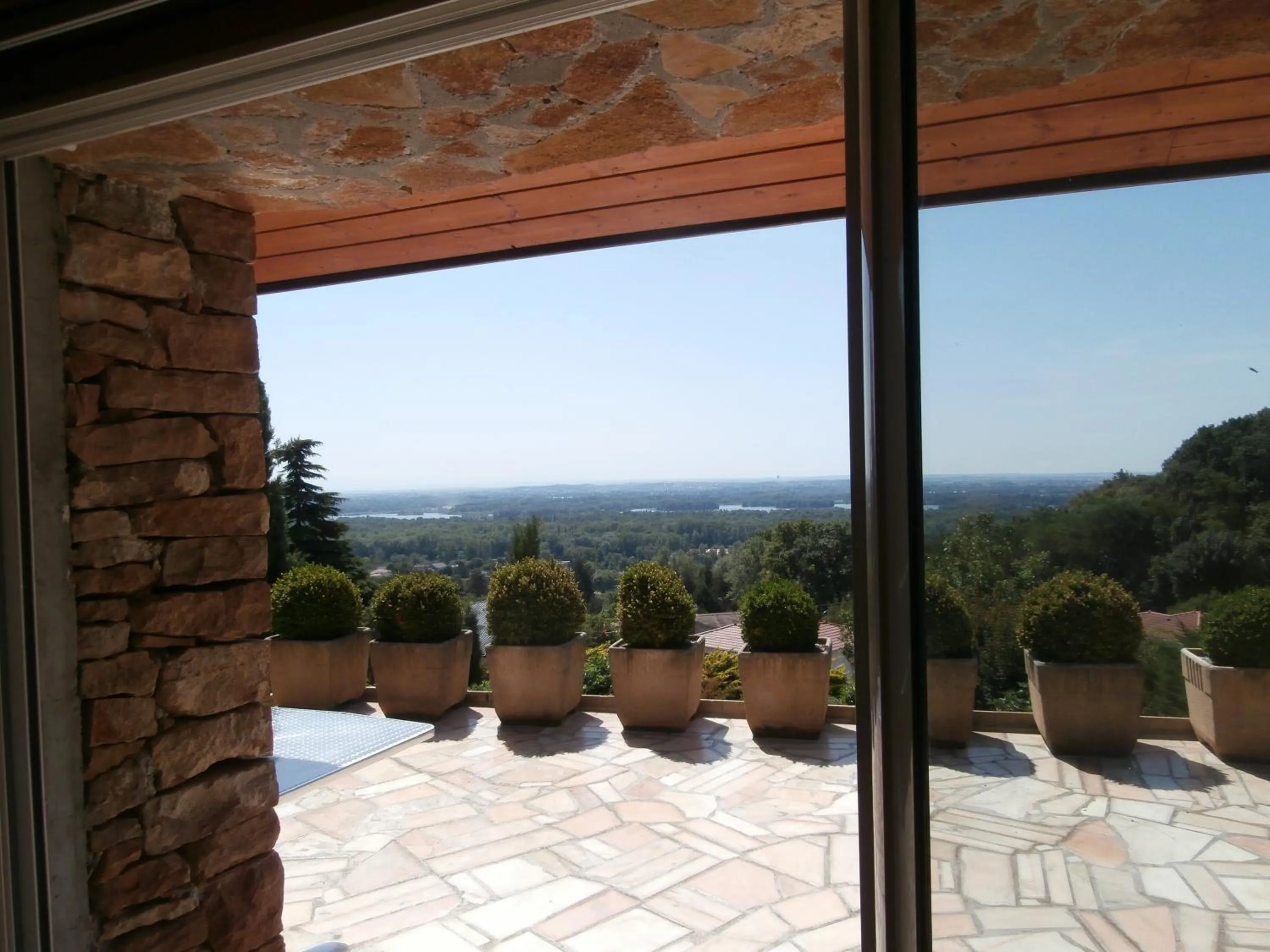 View (from property/room) in La Villa du Rhône