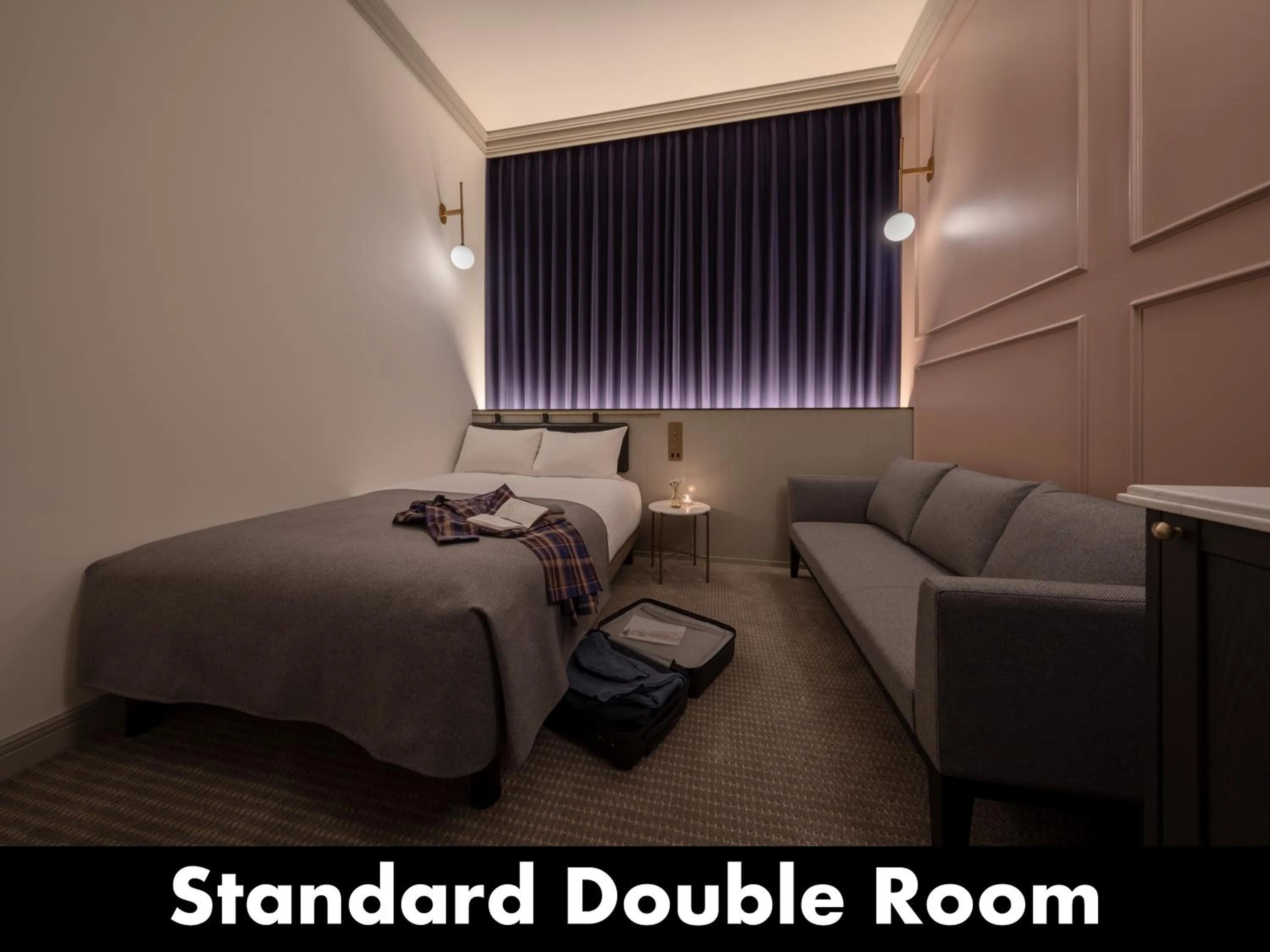 Bed in UNWIND HOTEL & BAR OTARU