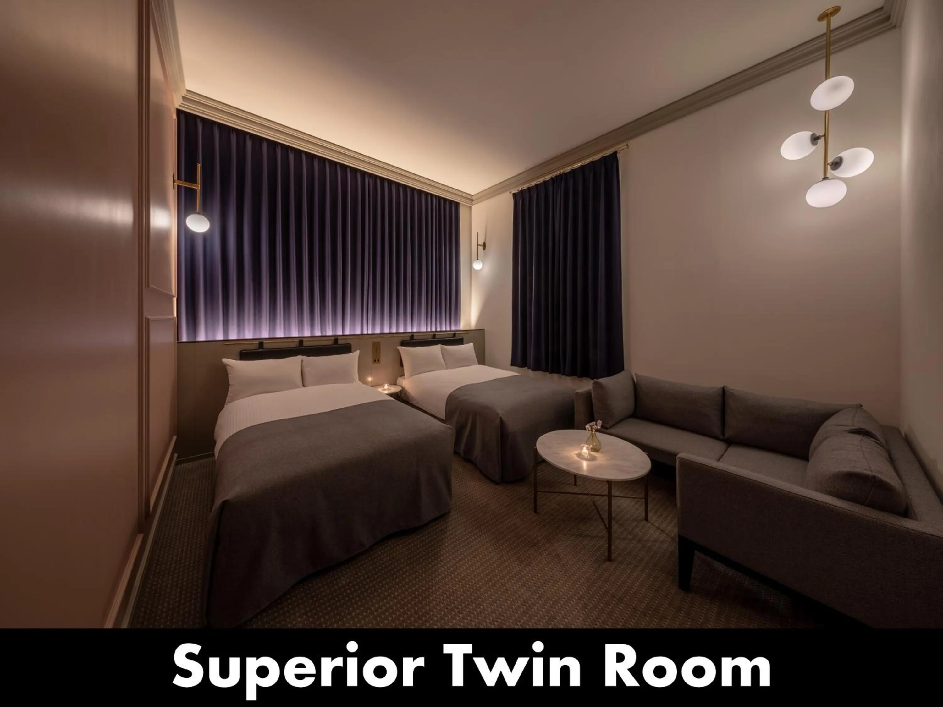 Bed in UNWIND HOTEL & BAR OTARU