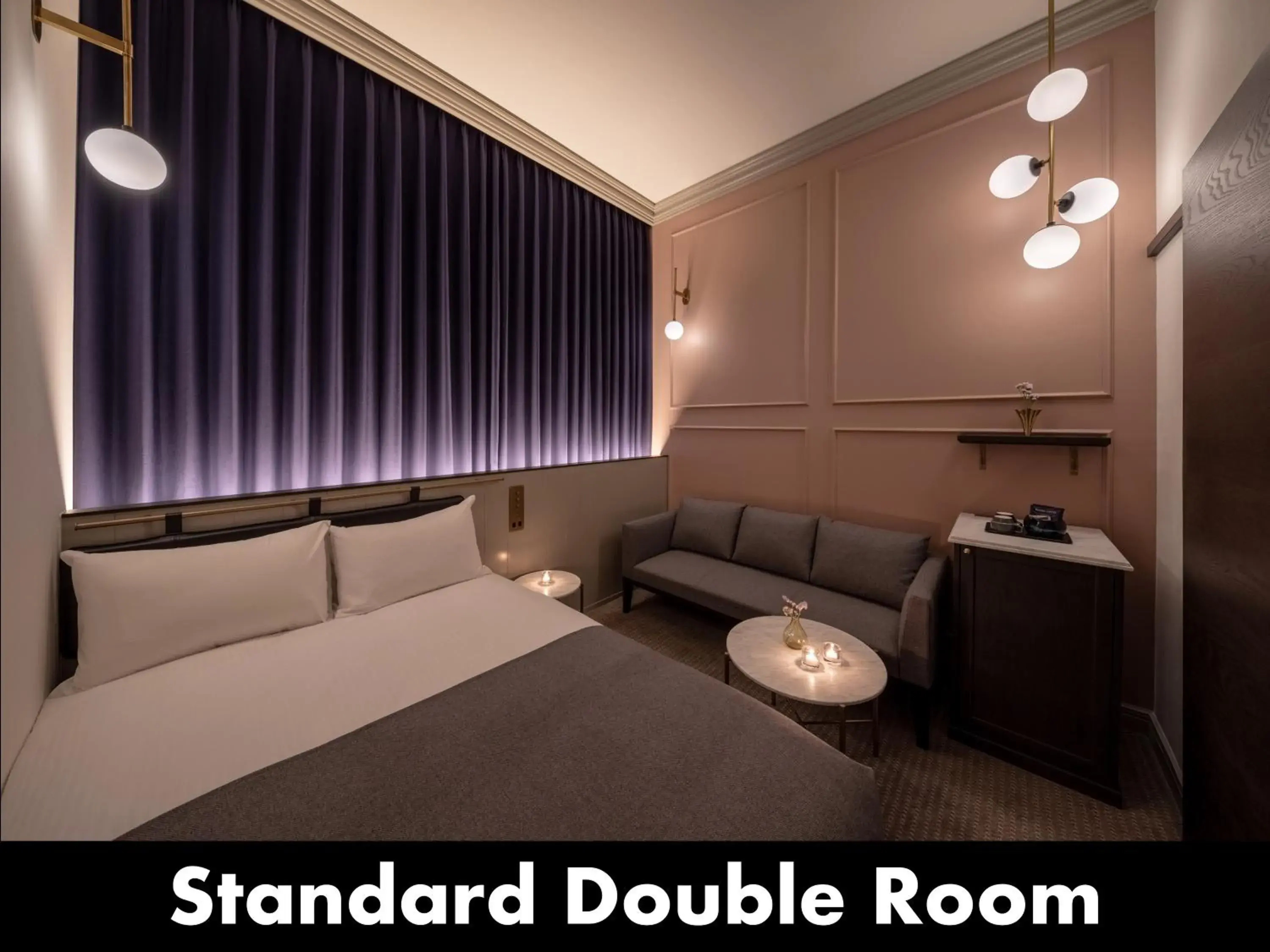 Bed in UNWIND HOTEL & BAR OTARU Bed in UNWIND HOTEL & BAR OTARU