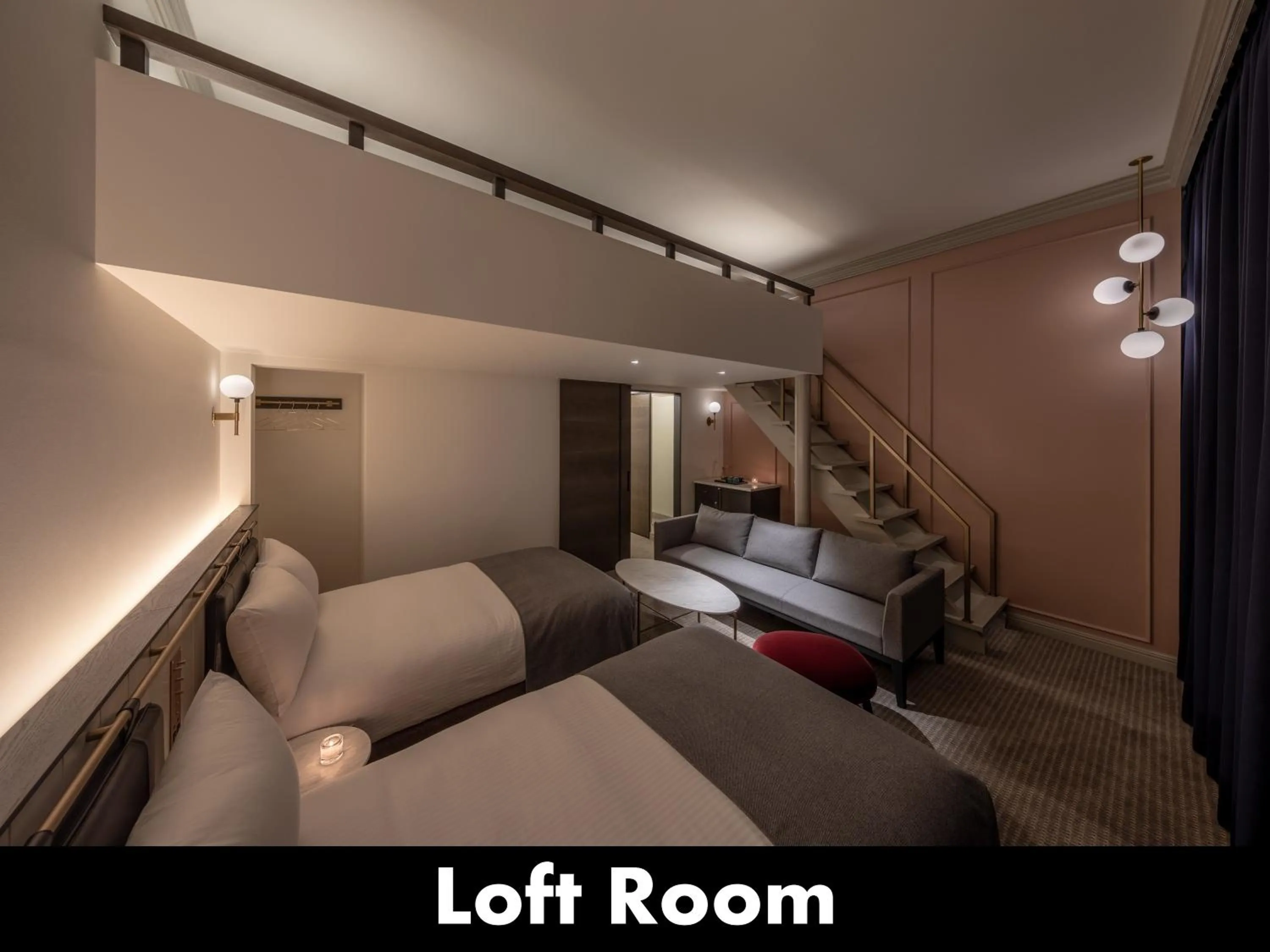 Bed in UNWIND HOTEL & BAR OTARU