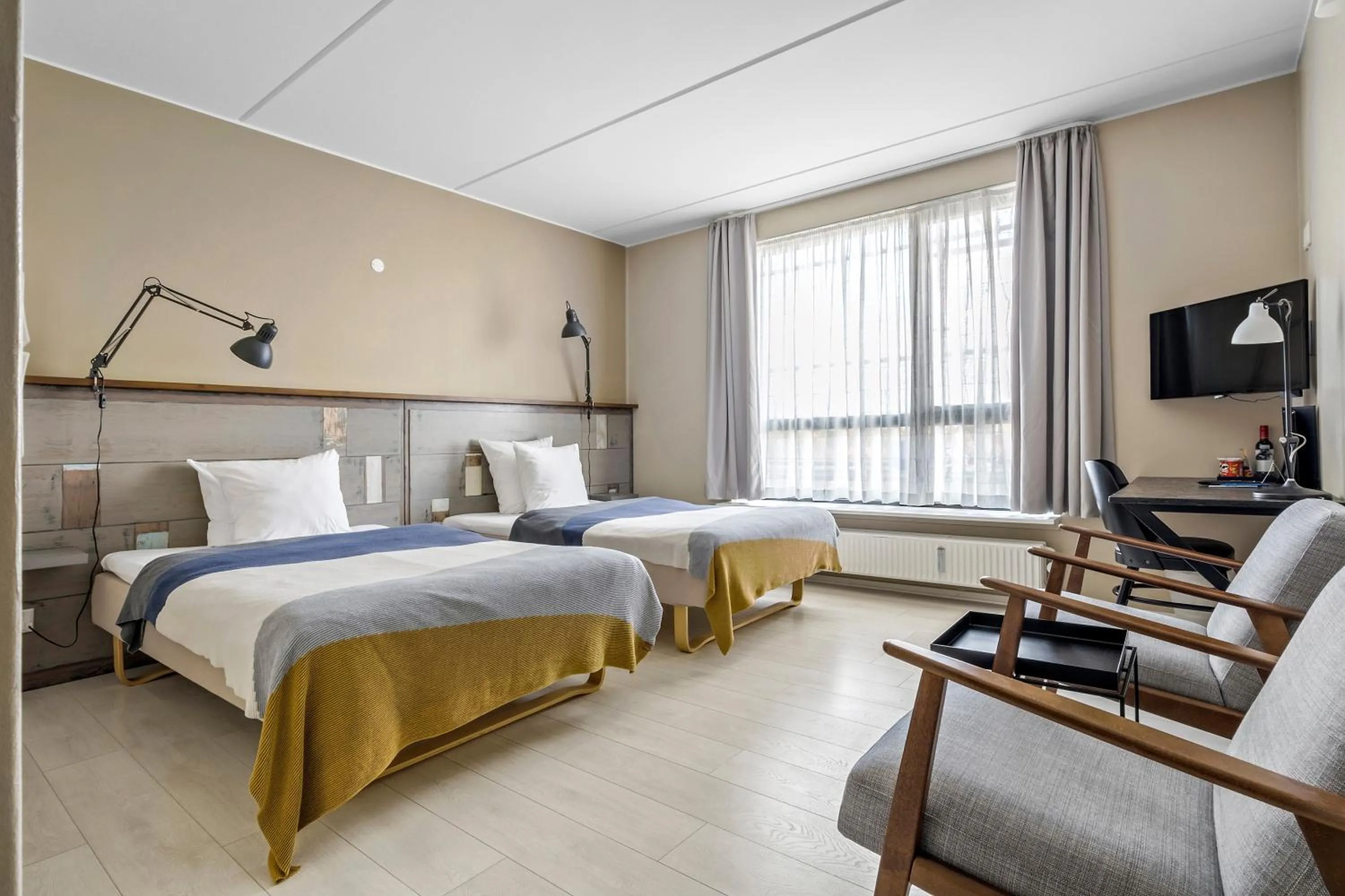 Bed in Best Western Royal Holstebro