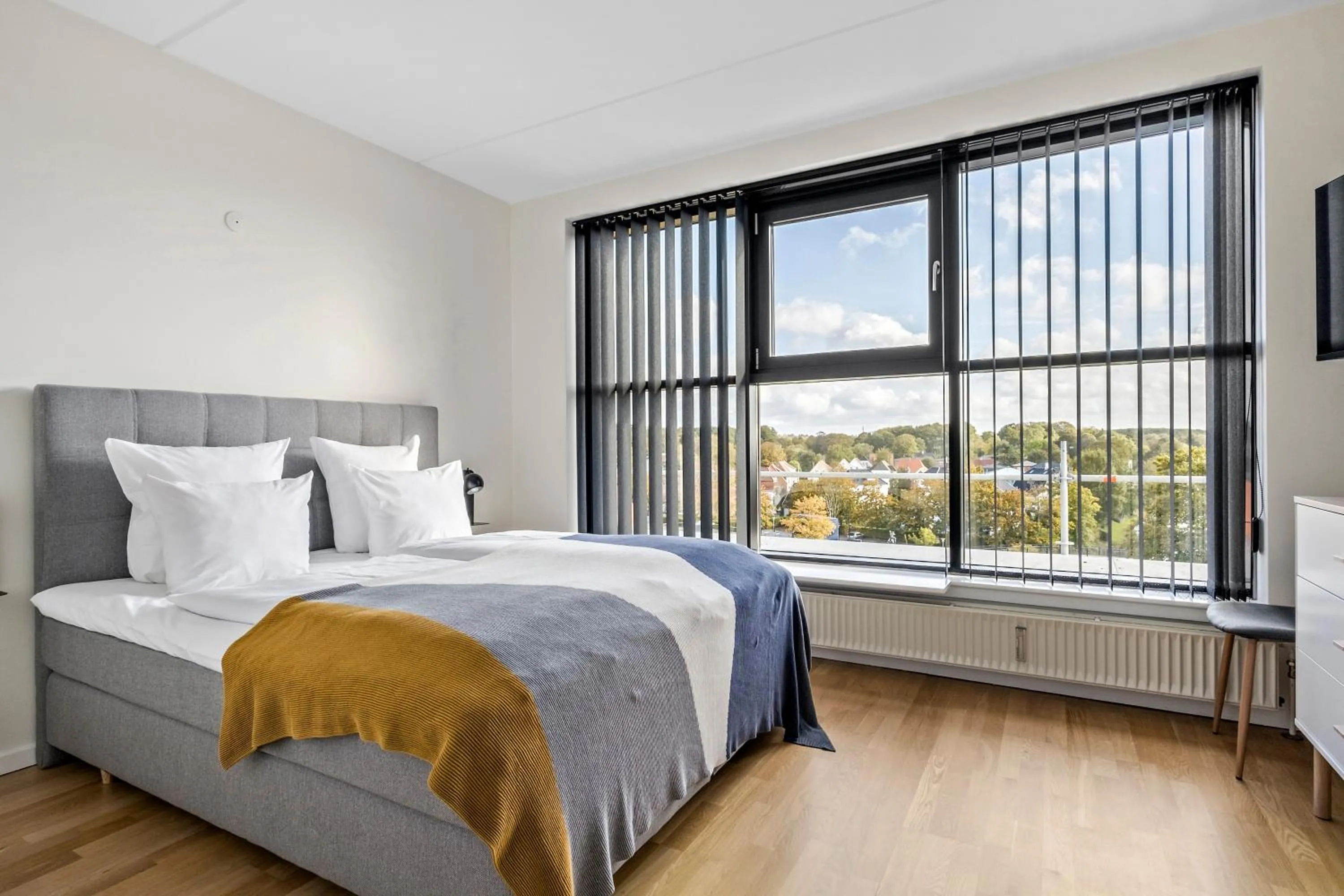 Bed in Best Western Royal Holstebro