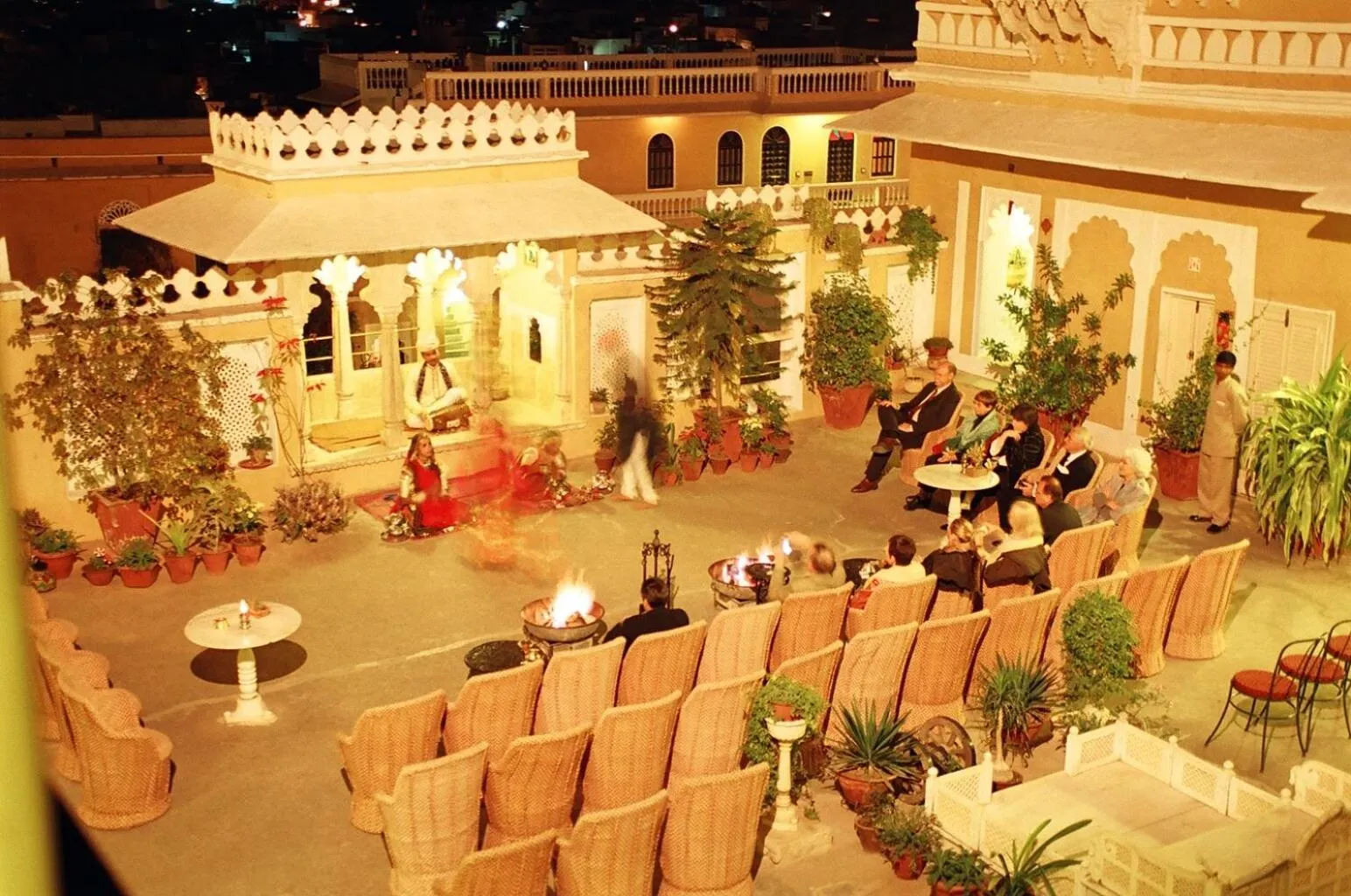 Evening entertainment in Deogarh Mahal