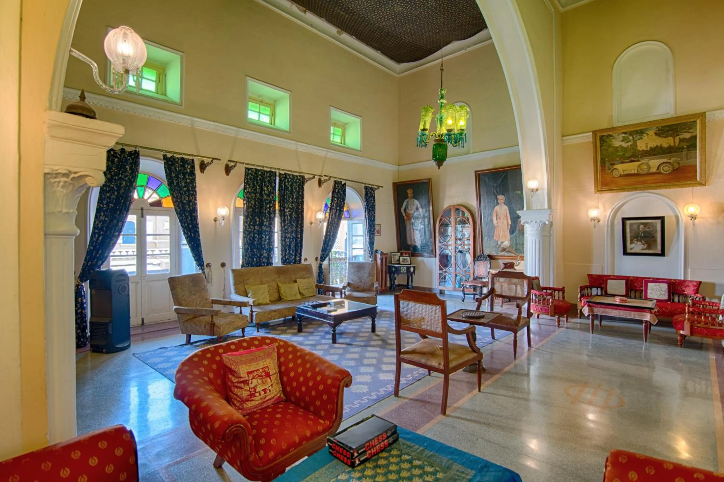 Living room in Deogarh Mahal