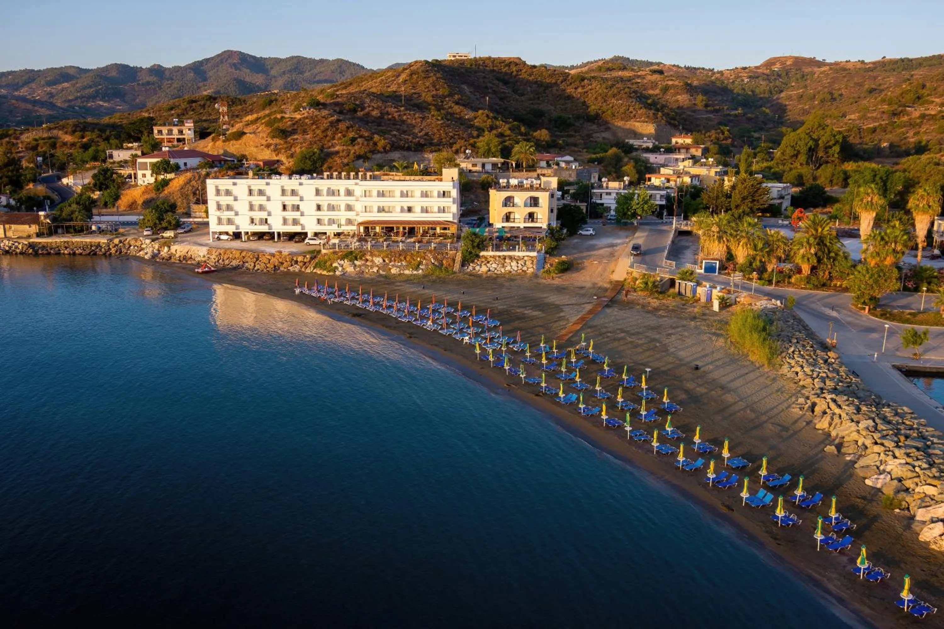 Bird's eye view in Tylos Beach Hotel