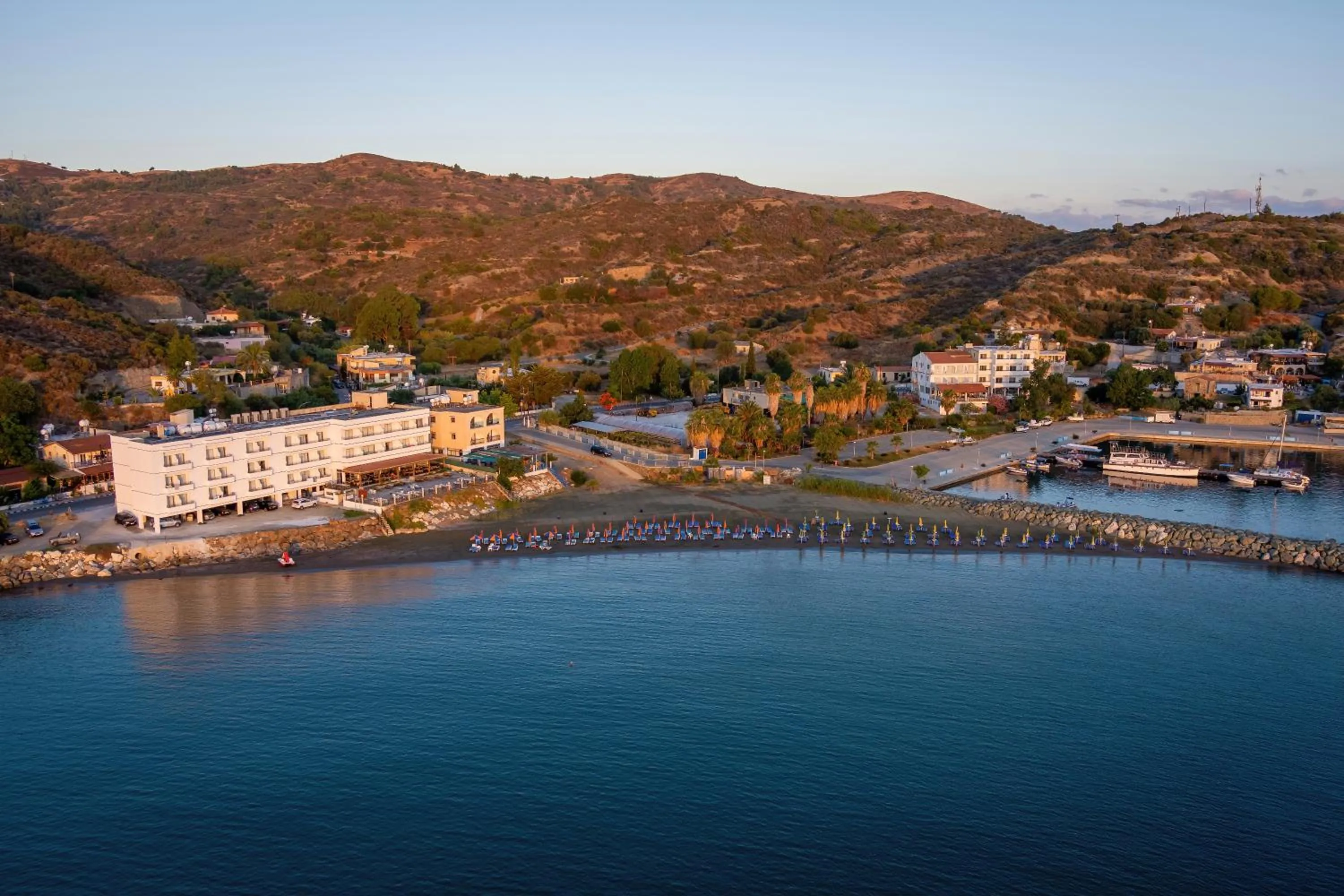 Bird's eye view in Tylos Beach Hotel