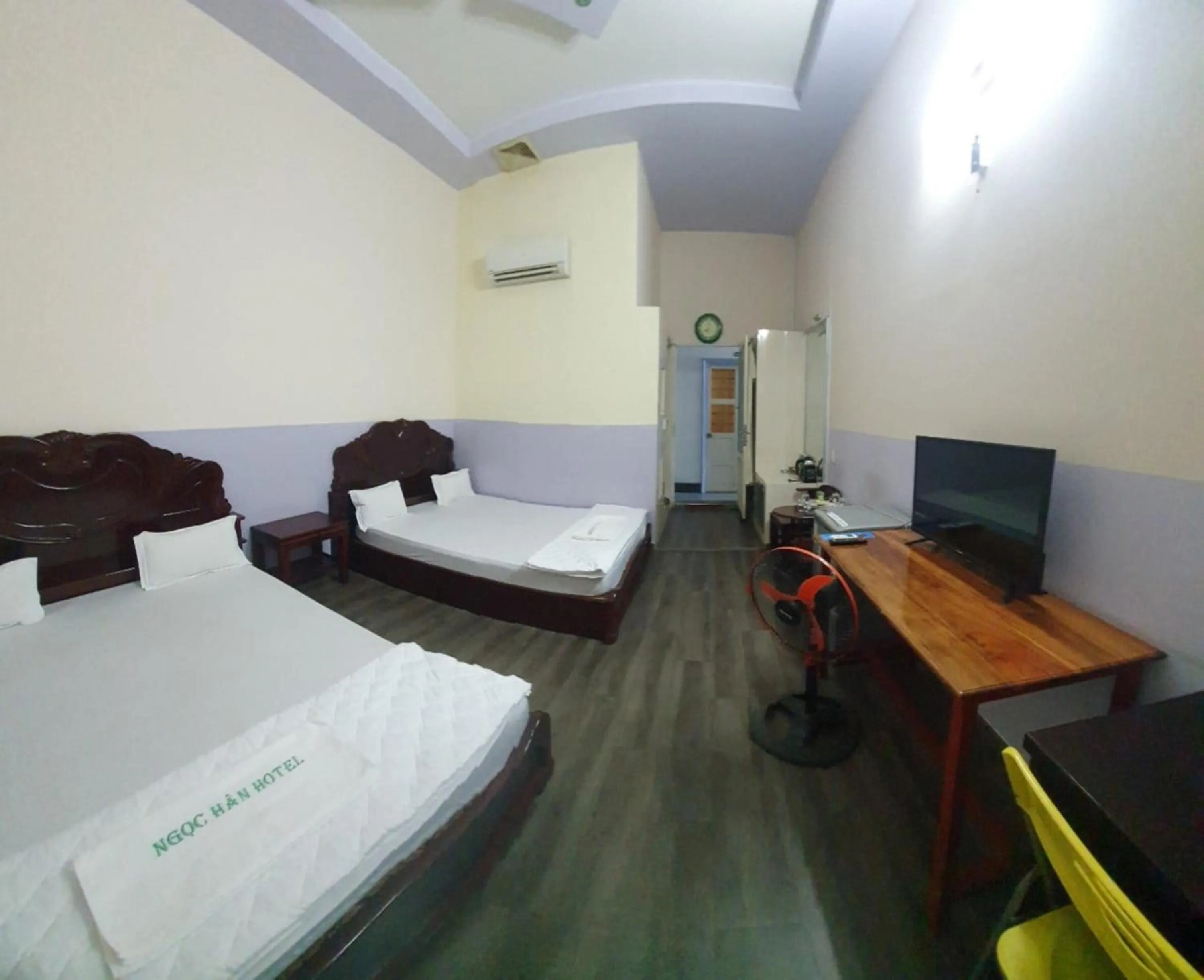 Bed in Khách Sạn Nhà Hàng Ngọc Hân