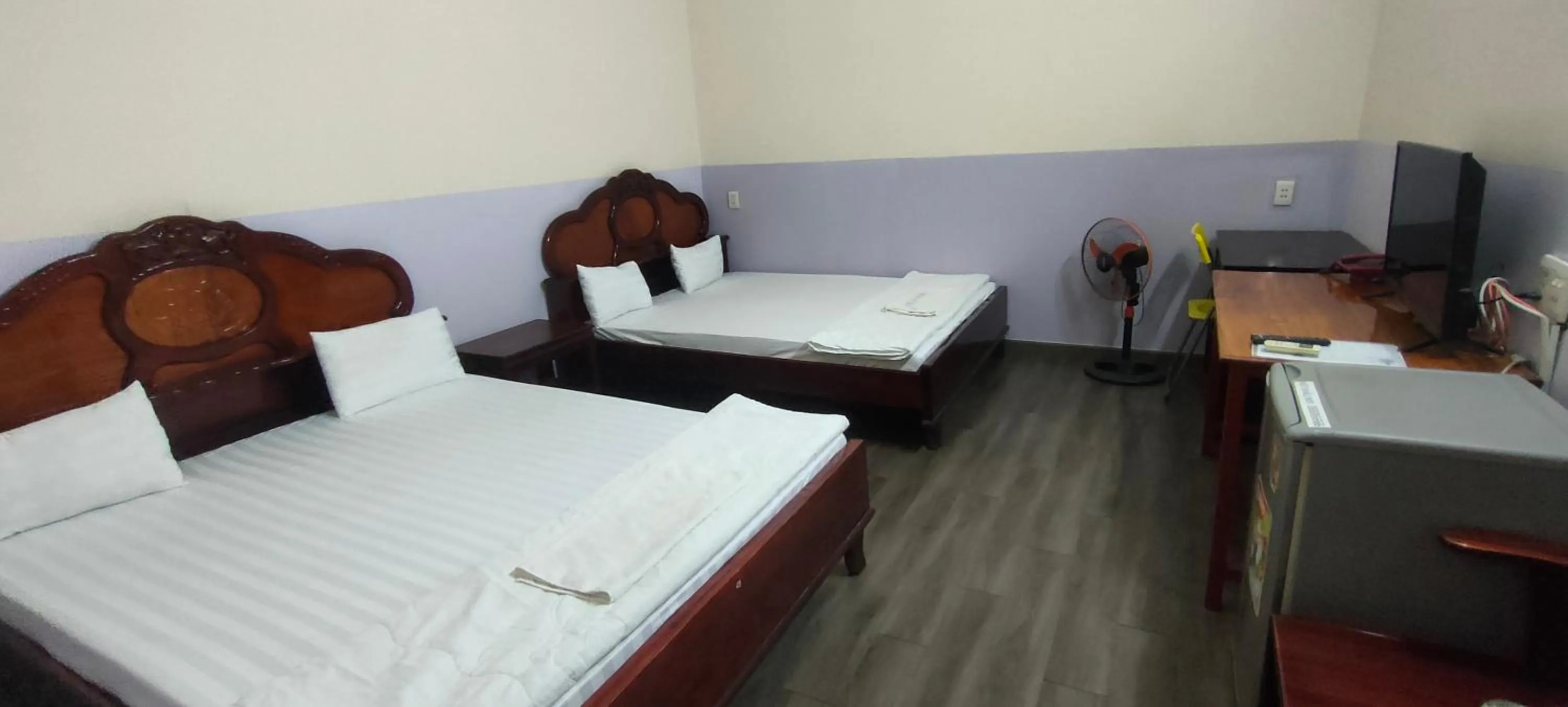 Bed in Khách Sạn Nhà Hàng Ngọc Hân
