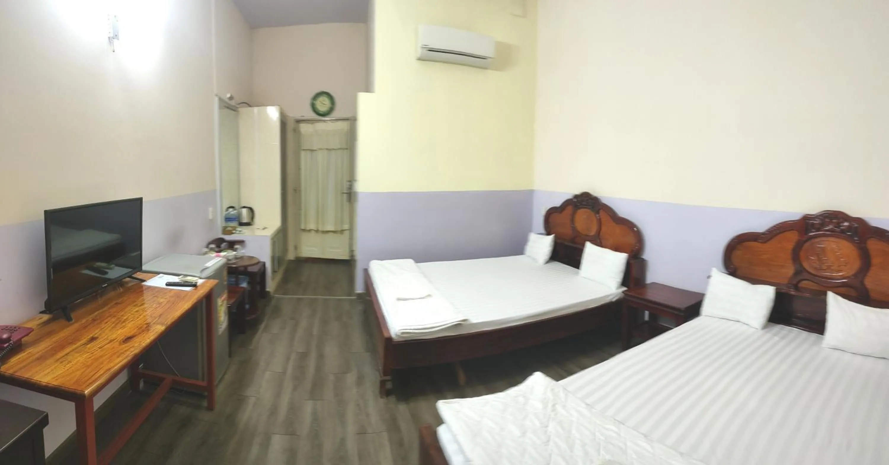 Bed in Khách Sạn Nhà Hàng Ngọc Hân