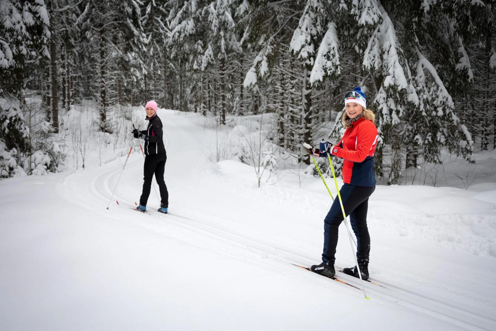 Skiing in Tervalepikon Torpat